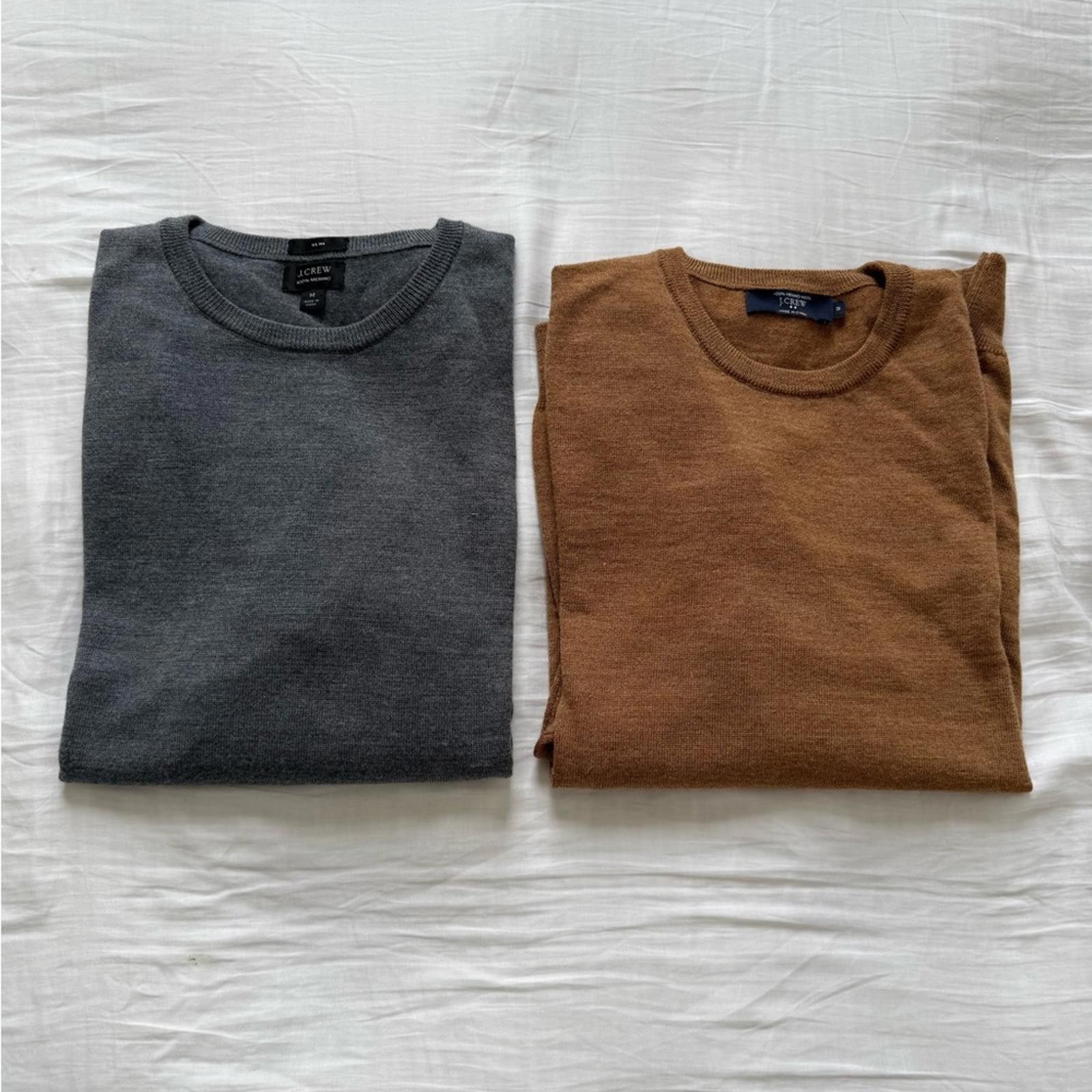 J.Crew 2x J. Crew Merino Wool Sweaters Size US M / EU 48-50 / 2 - 1 Thumbnail