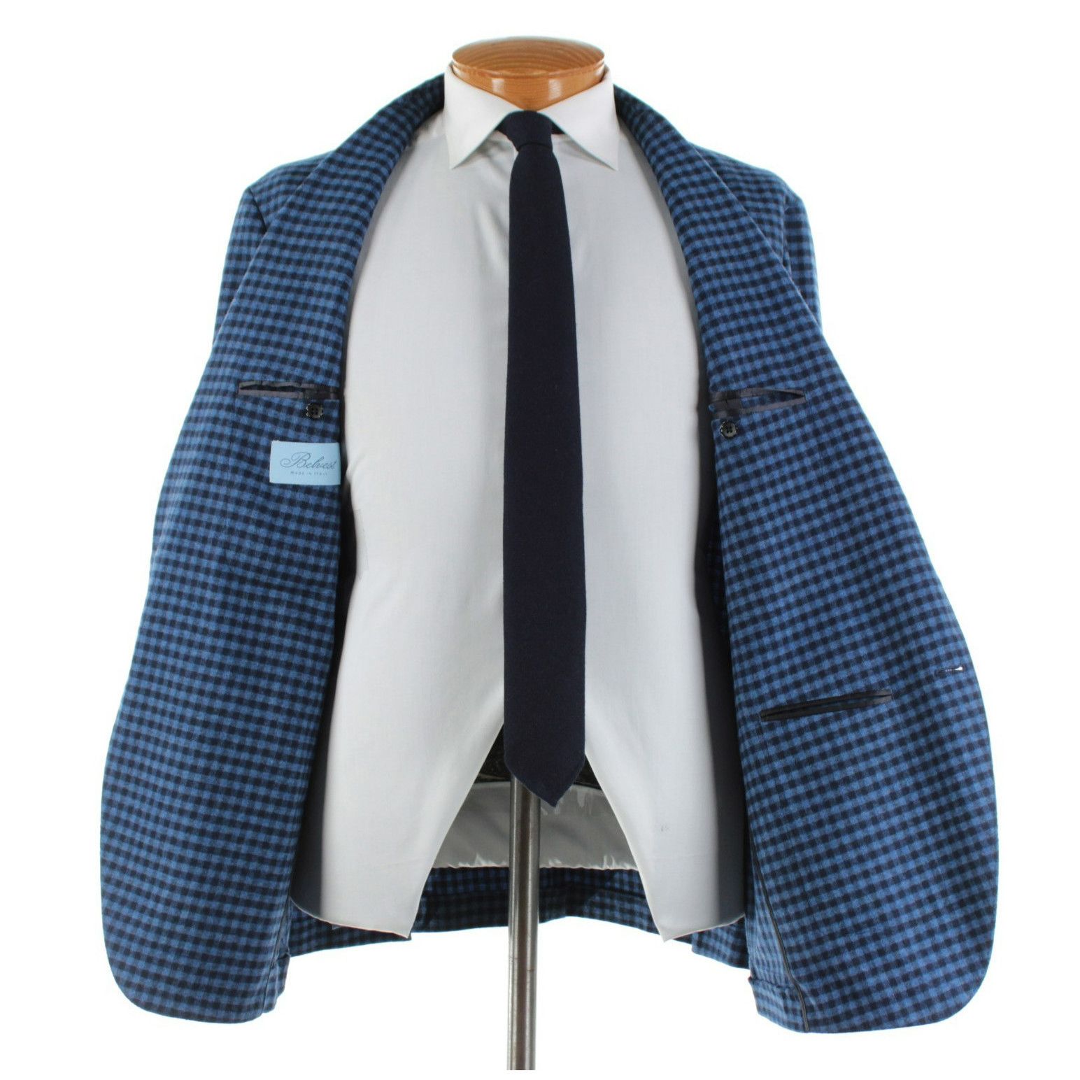 Belvest Belvest Sport Coat Size 46 Regular US in Blue Size 46R - 6 Thumbnail