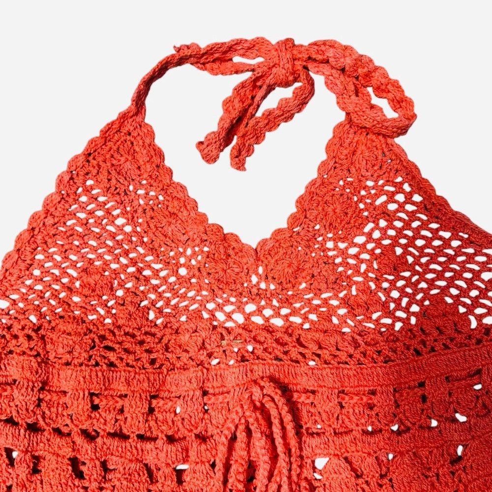 Free People NWT New $128 Free People Bayside Crochet Radiant Watermelon Size L / US 10 / IT 46 - 5 Thumbnail