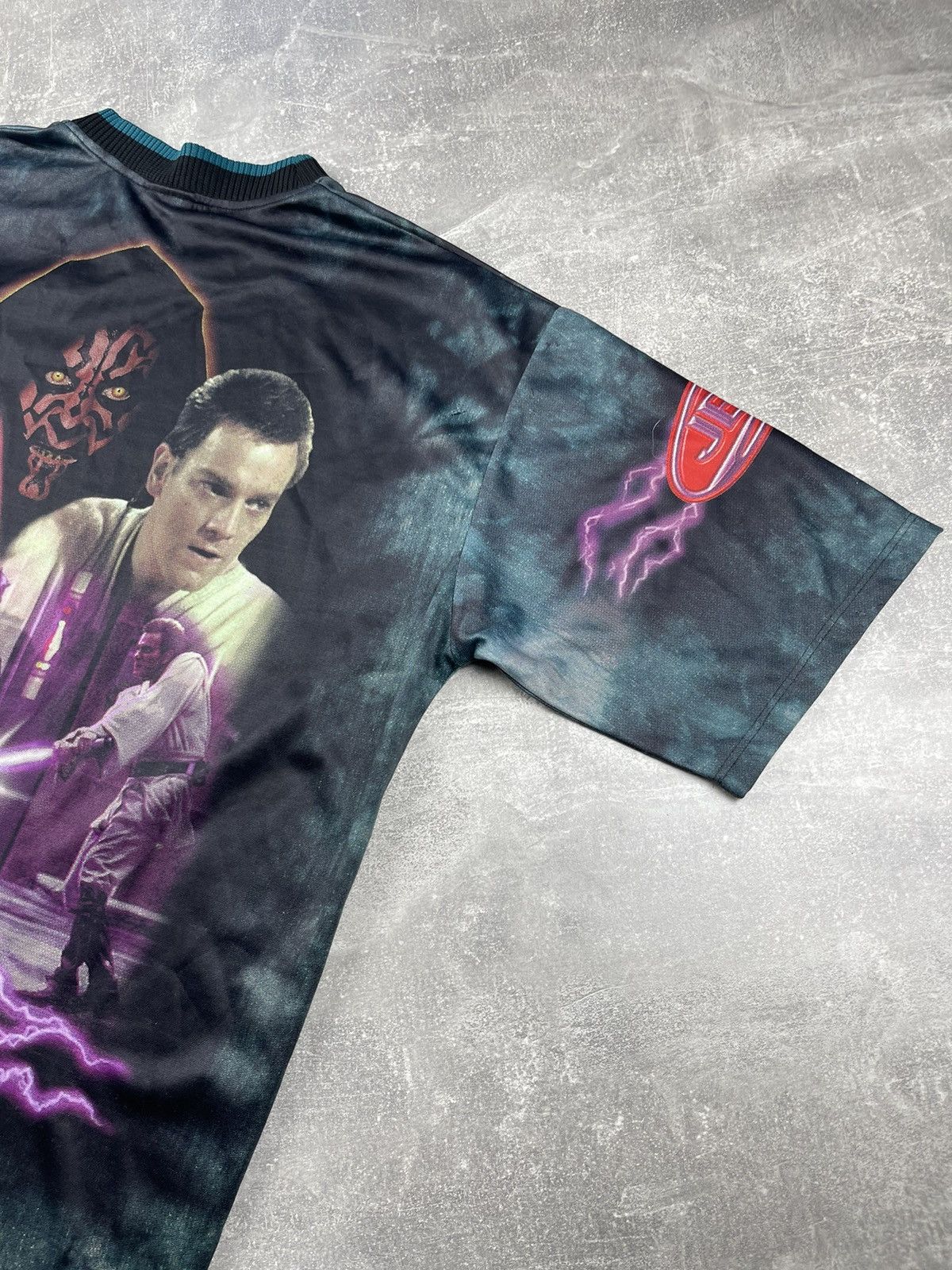 Star Wars × Vintage Vintage 90s Rare Star Wars Jedi VS Sith Episode 1 T-Shirt Size US XL / EU 56 / 4 - 8 Thumbnail