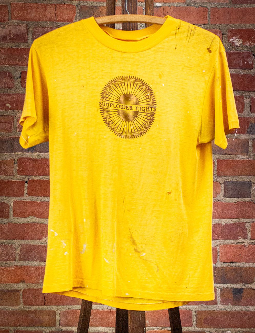 Vintage Vintage Sunflower Nights Graphic T Shirt 80s Size US S / EU 44-46 / 1 - 1 Thumbnail