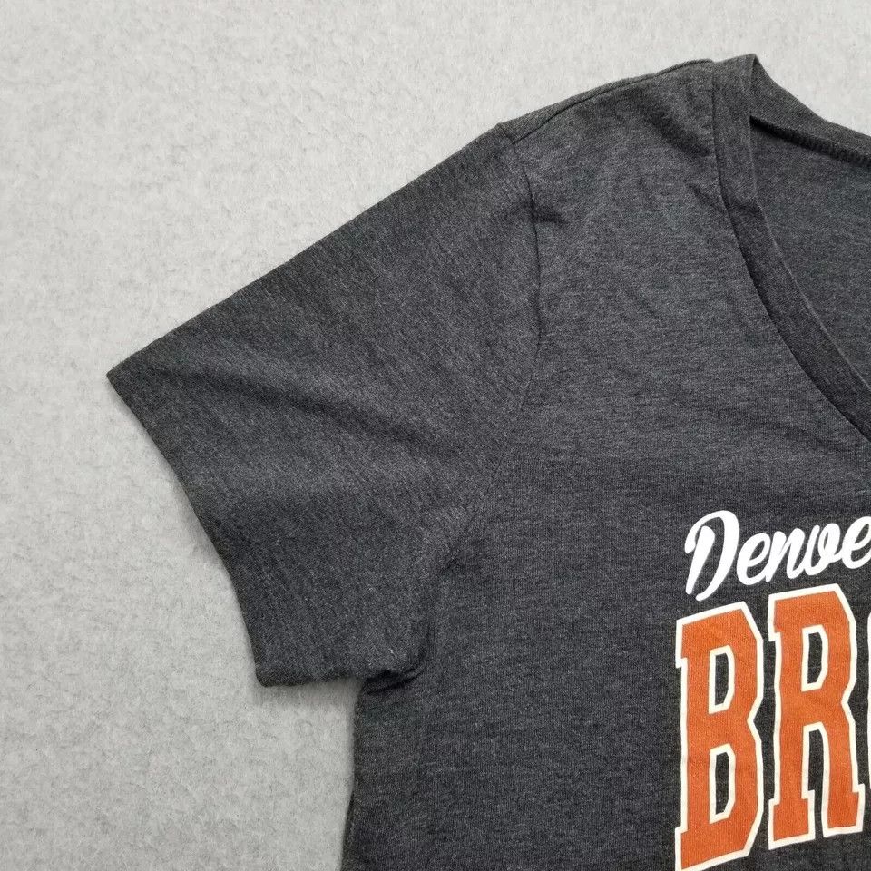 NFL Denver Broncos Shirt Womens Large Short Sleeve Casual NFL Size L / US 10 / IT 46 - 2 Thumbnail