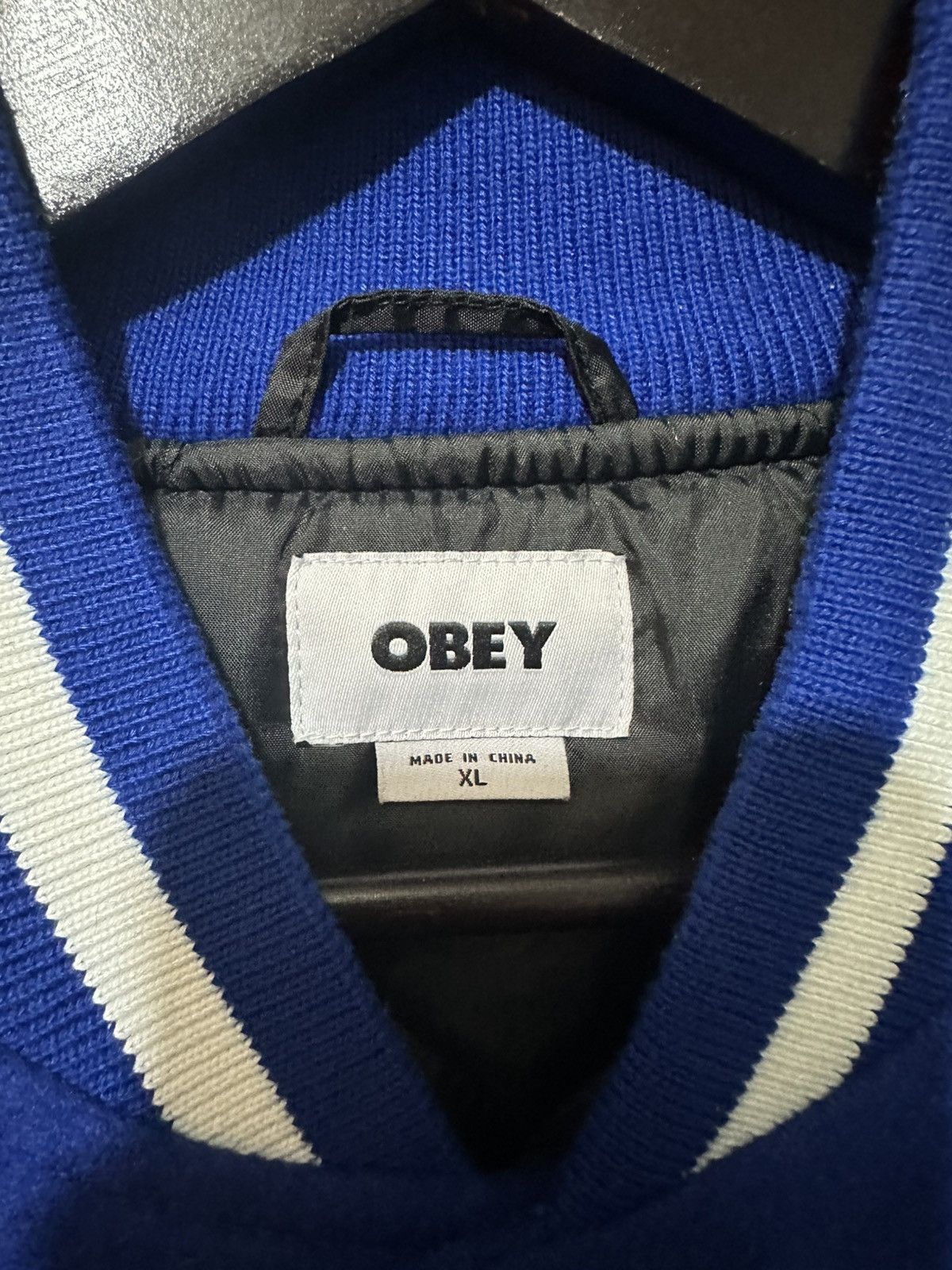 Obey Obey Bomber Jacket Size US XL / EU 56 / 4 - 4 Thumbnail