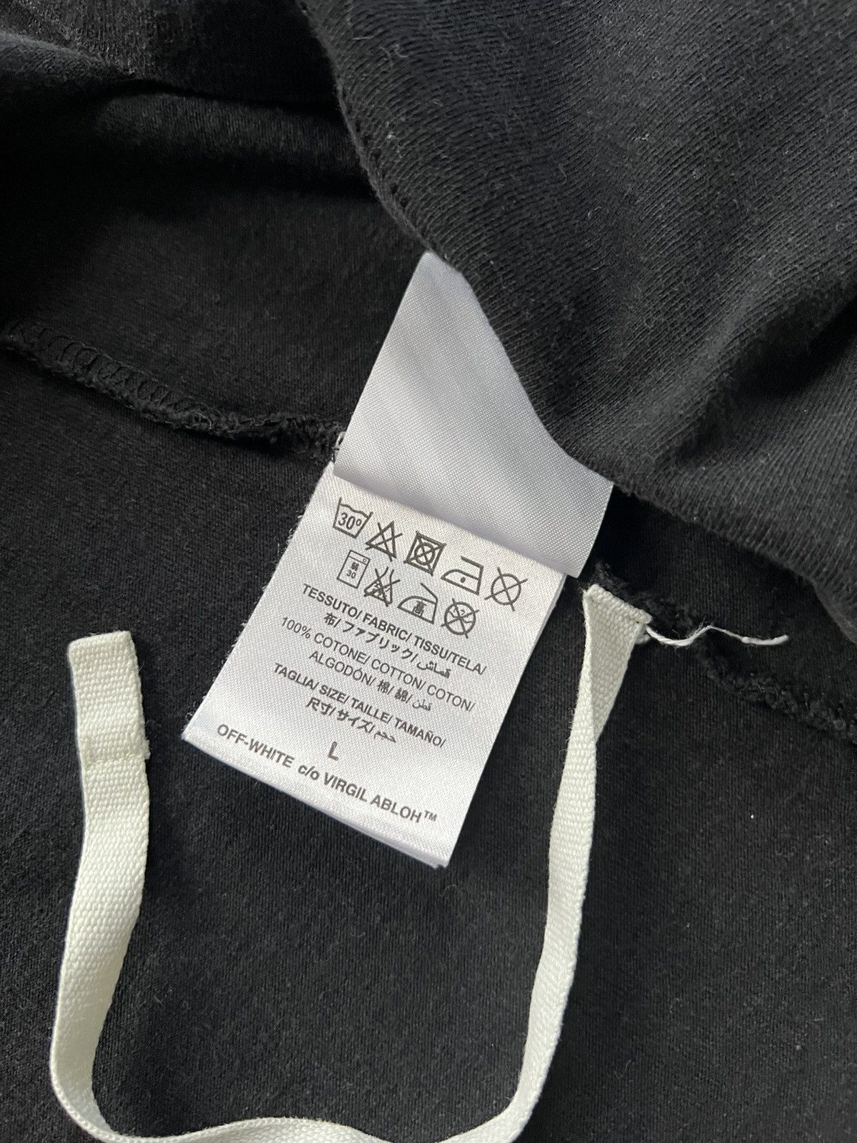 Off-White Black Off-White T-shirt from 2013 Size US L / EU 52-54 / 3 - 4 Thumbnail