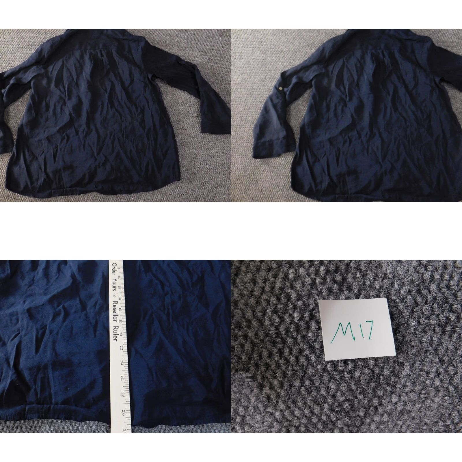 J. Jill J. Jill Blouse PS Petite Blue Crew Neck Pullover Cap Sleeve Button Regular Fit Womens Shirt Top Casual Setty? Size S / US 4 / IT 40 - 8 Thumbnail