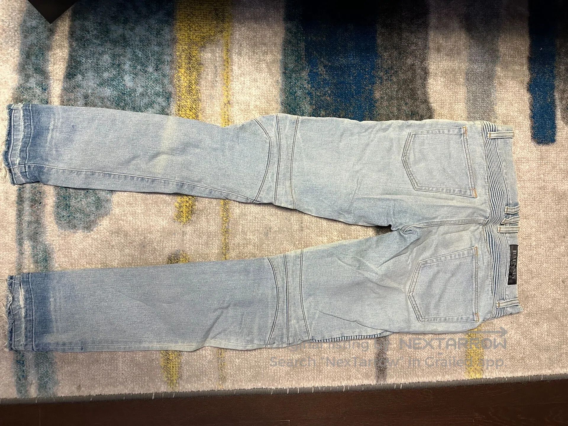 Balmain balmain denim pants for sale, size 30. Size US 30 / EU 46 - 2 Thumbnail