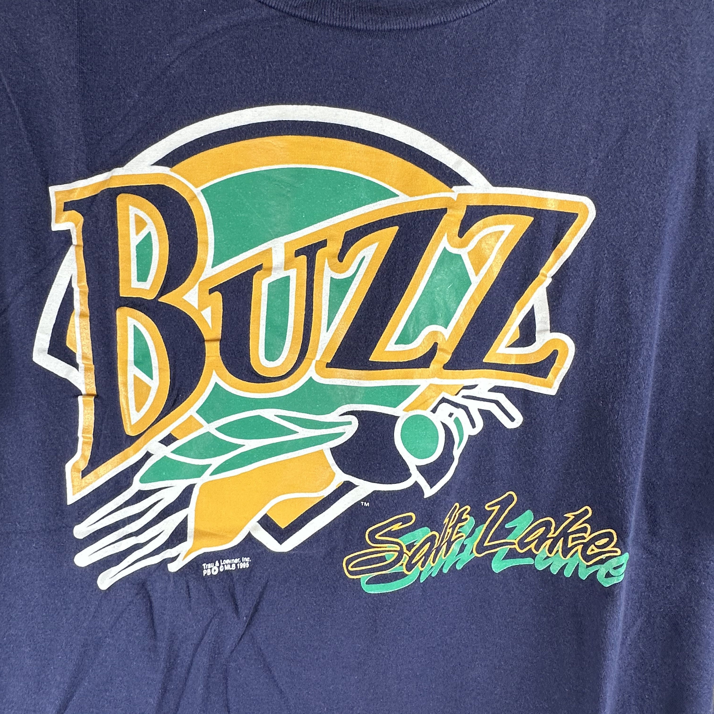 Vintage Vintage 1995 Salt Lake Buzz Baseball MLB Graphic T-shirt Size US XL / EU 56 / 4 - 2 Thumbnail