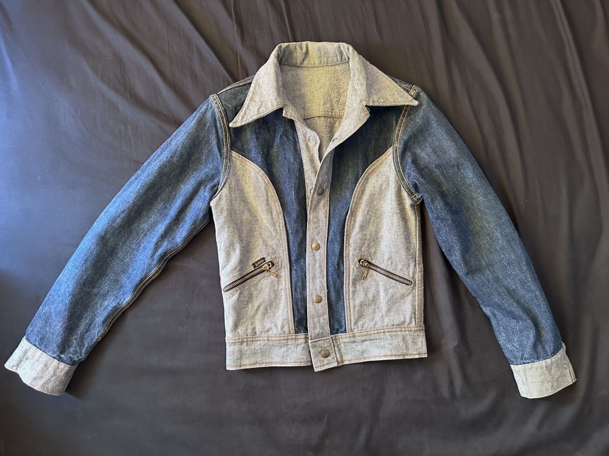 Lee LEE “GEMINI” REVERSIBLE DENIM JACKET c.1976 Size US XS / EU 42 / 0 - 6 Thumbnail