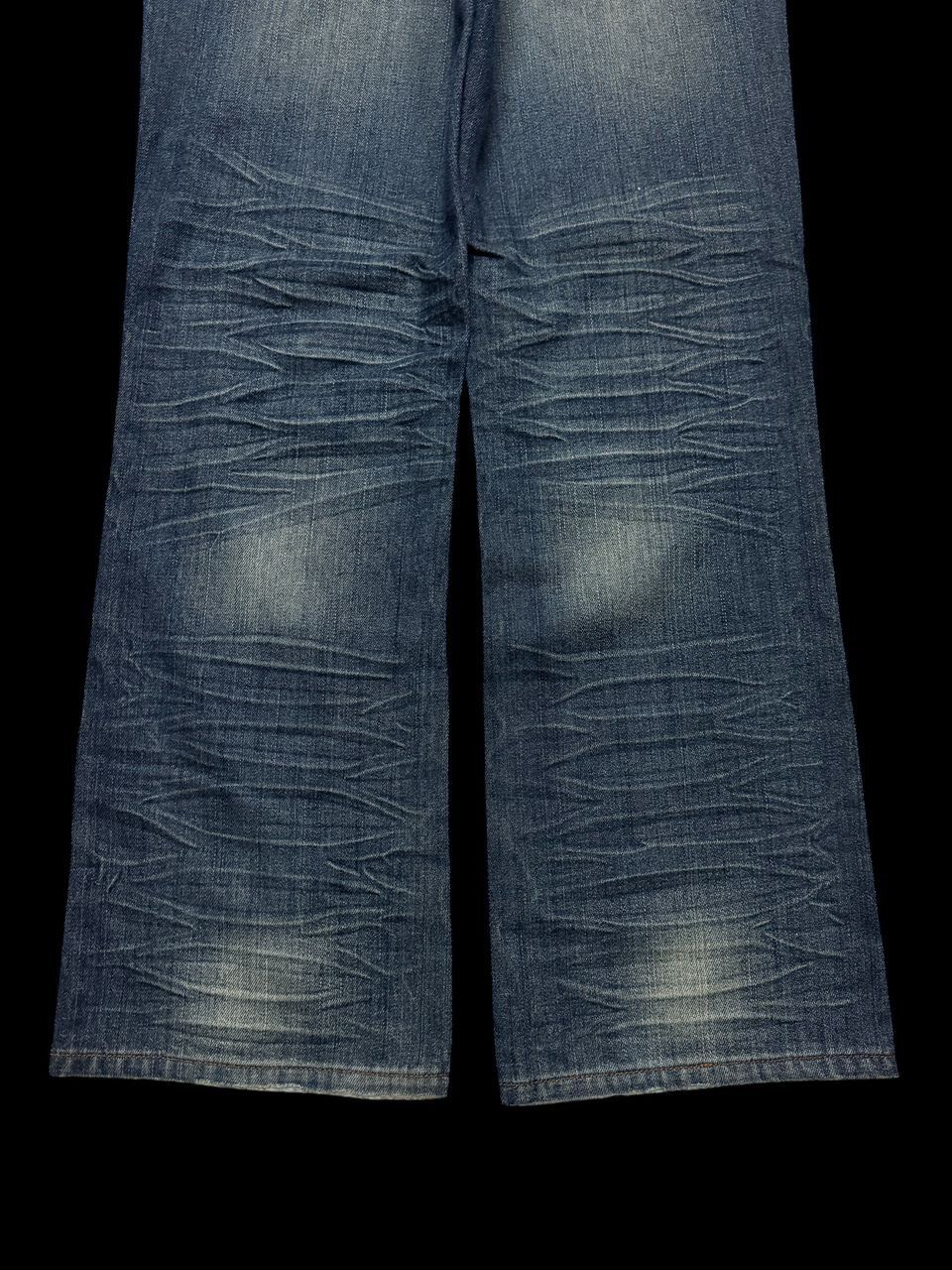 Vintage BAGGY FLARE 90s Style Japanese Ware Rusty Mudwash Clawmark Size US 30 / EU 46 - 16 Thumbnail