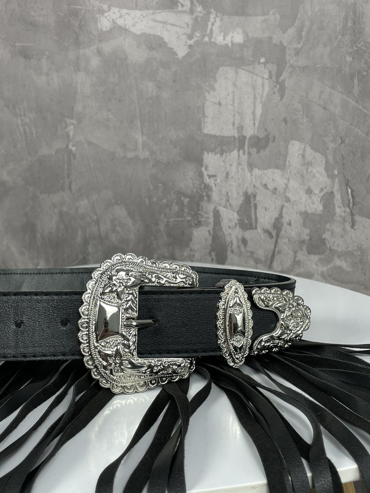 Hysteric Glamour × Japanese Brand × Vintage Y2K Bb Simons Style Glamour Leather Belt With Leather Ropes Size ONE SIZE - 4 Thumbnail