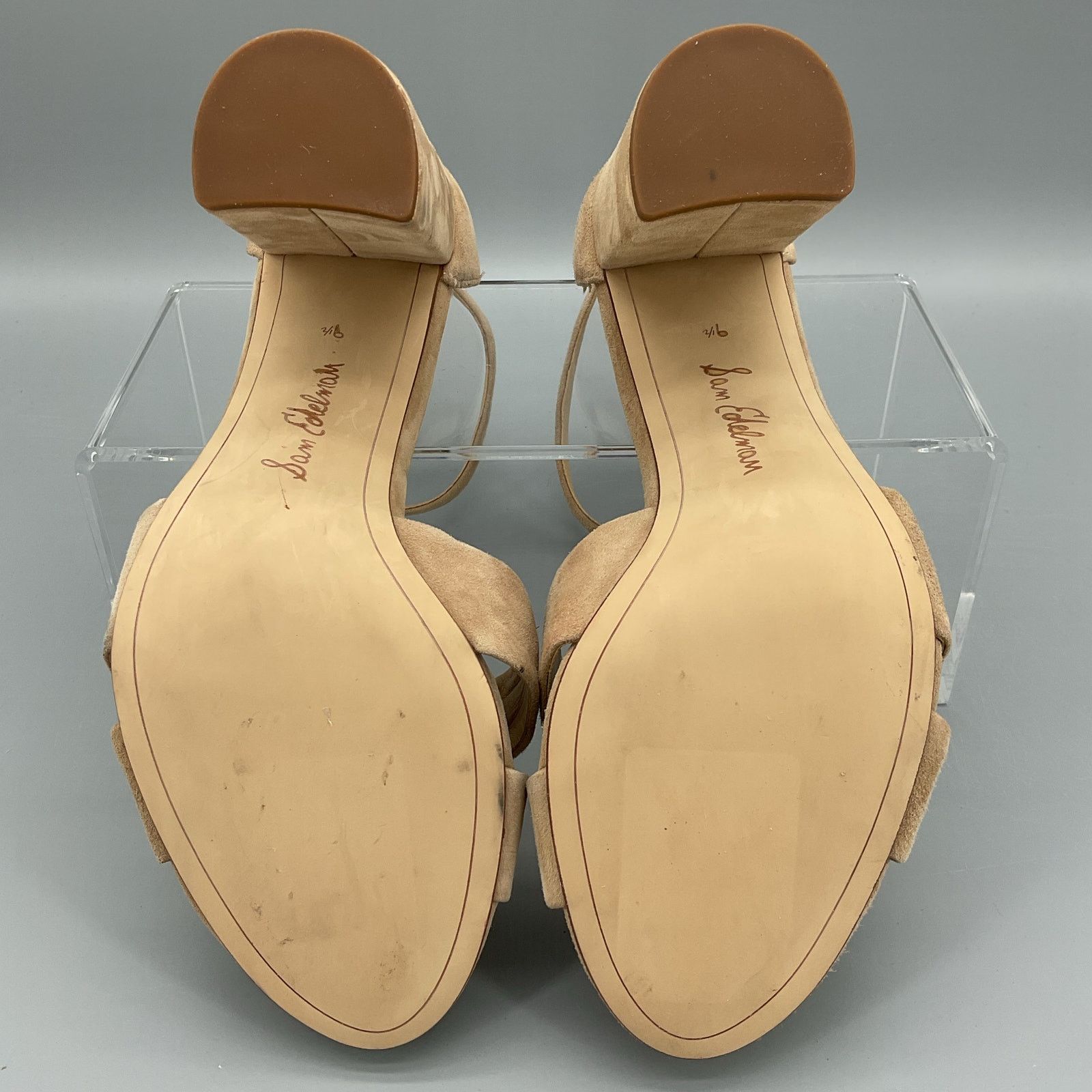 Sam Edelman Sam Edelman Women’s Yancy Ankle Strap Sandals Tan Size 9.5M Size US 11 / IT 41 - 8 Thumbnail
