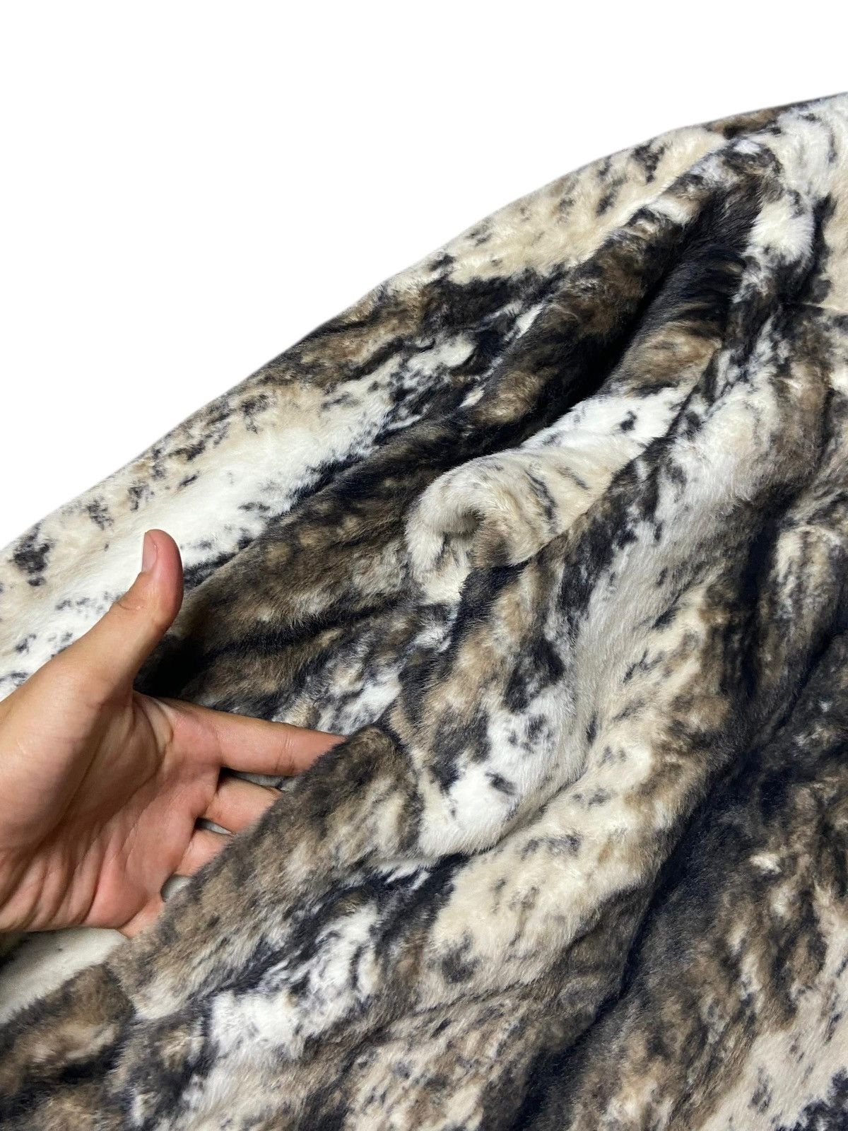 Designer × Japanese Brand × Vintage Jeanasis Brand Half Fur Coat Jacket (124) Size US S / EU 44-46 / 1 - 4 Thumbnail
