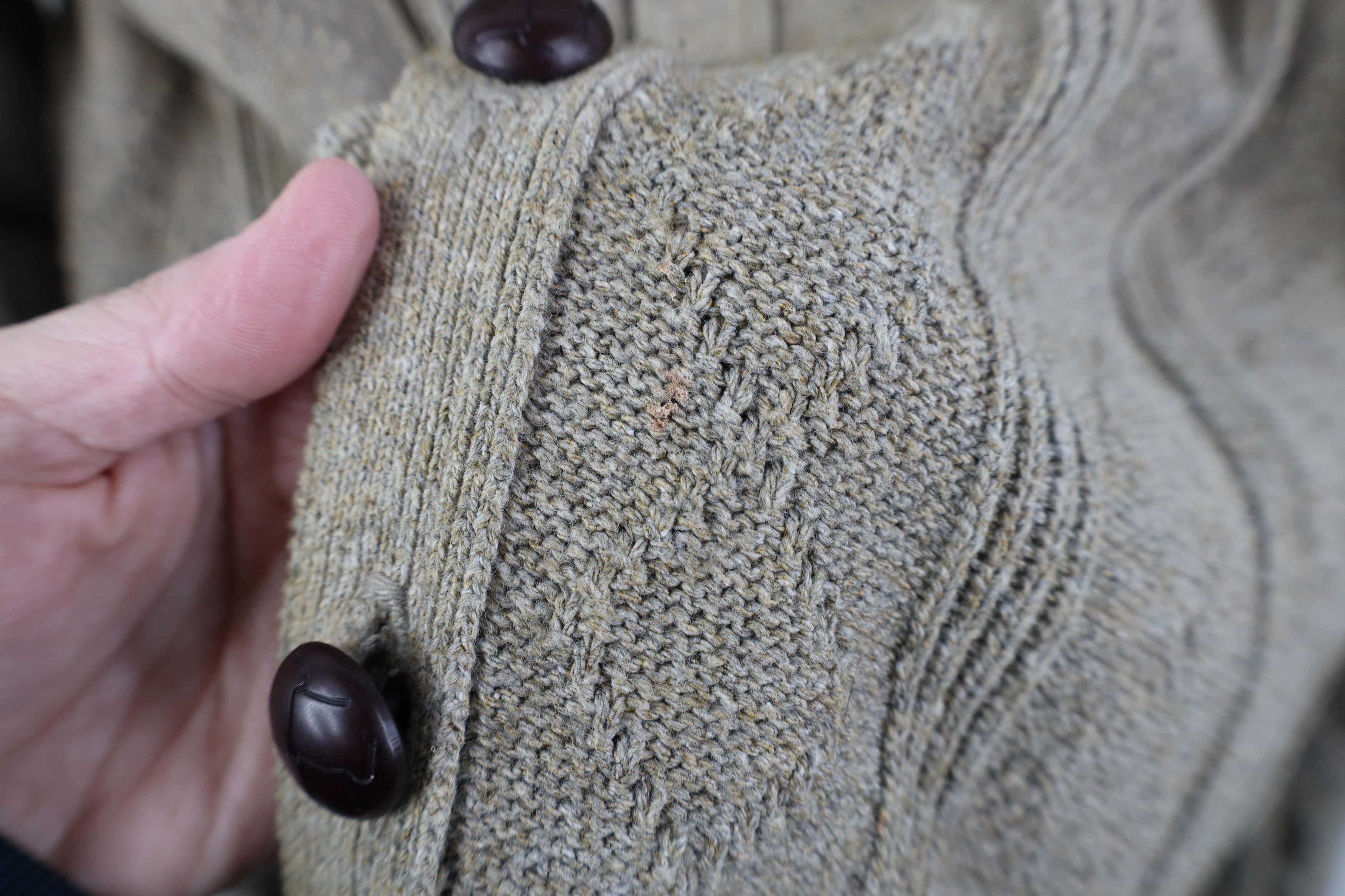 Vintage Vintage 90s Streetwear Knit Fisherman Cardigan Sweater Size US XL / EU 56 / 4 - 6 Thumbnail