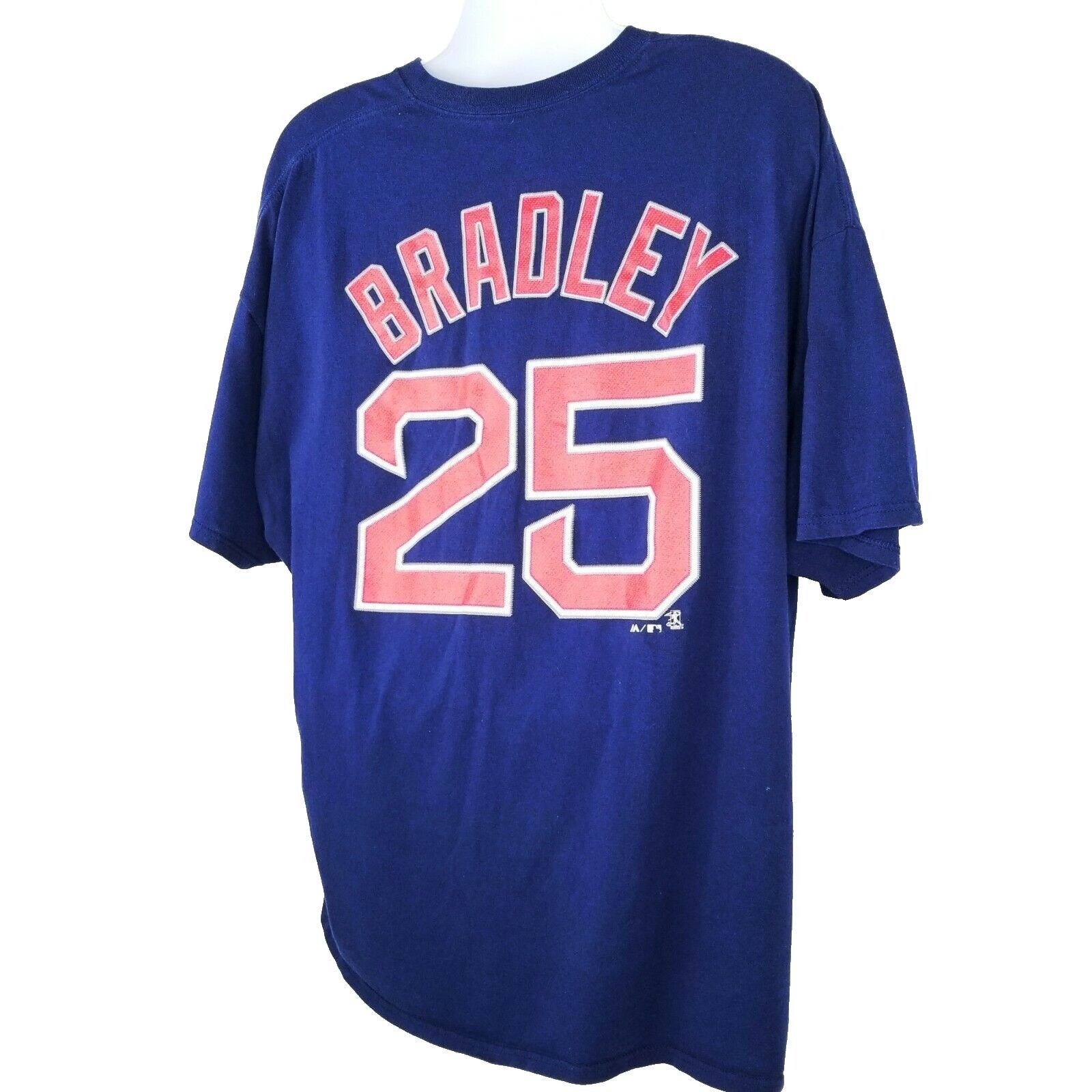 Majestic Majestic Boston Red Sox T Shirt Bradley 25 Mens Size 2XL Size US XXL / EU 58 / 5 - 7 Thumbnail