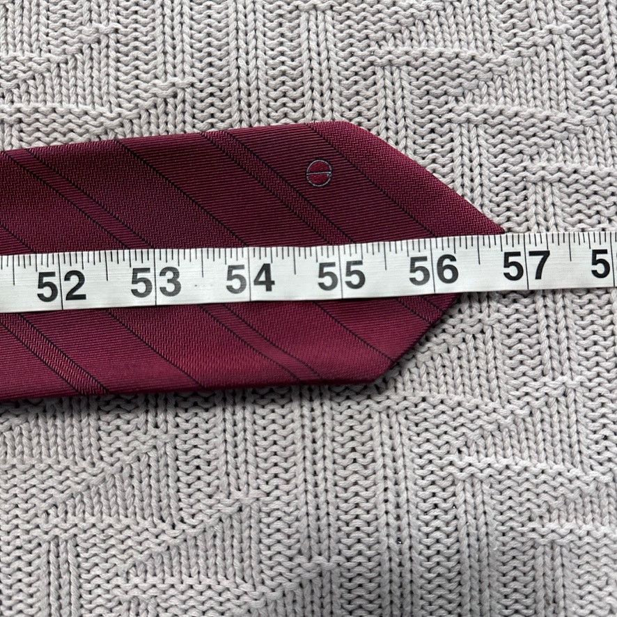 Vintage Vintage Dunhill maroon striped silkt tie Size ONE SIZE - 6 Thumbnail