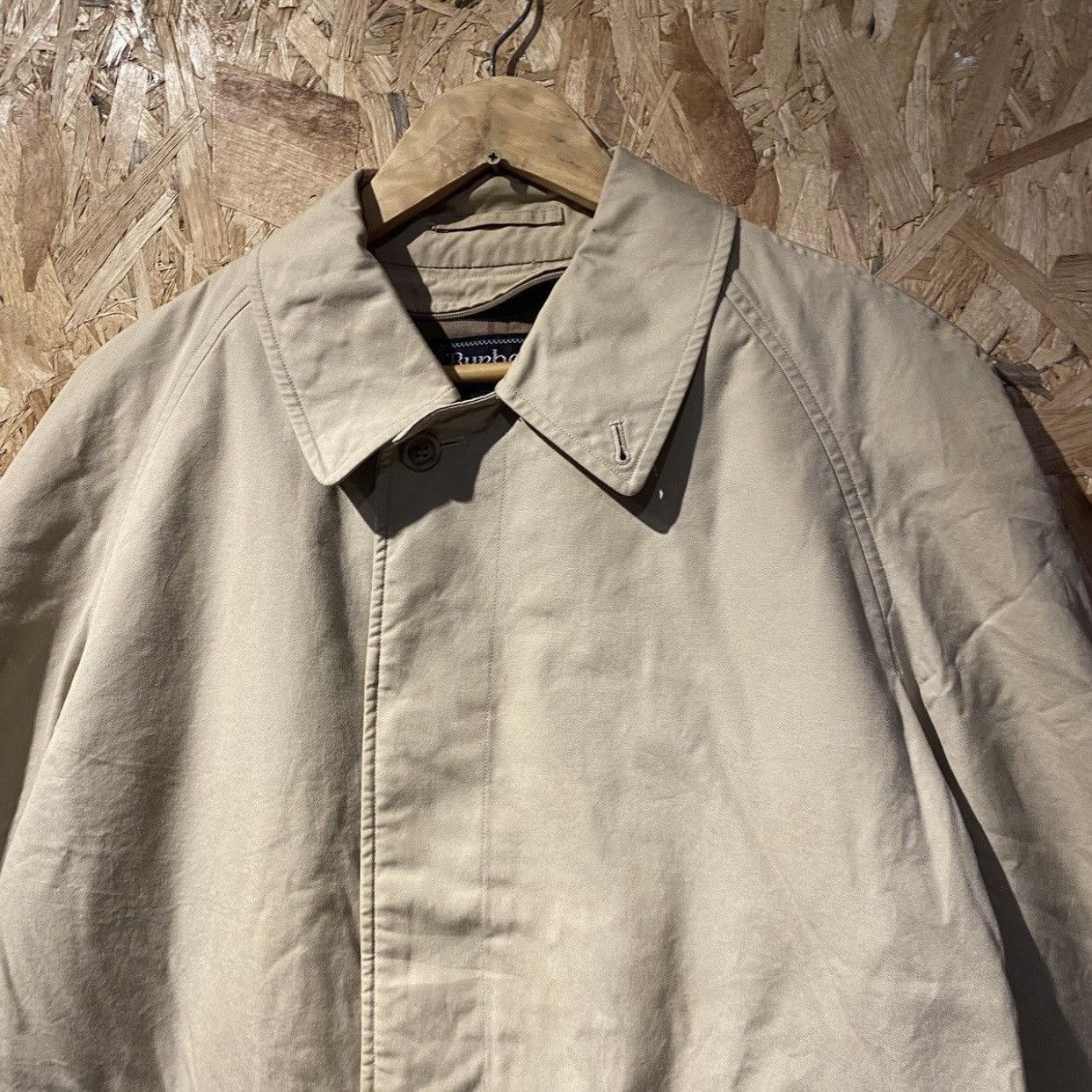 Burberry × Vintage Vintage 90s Burberry Trench Coat Check Size US L / EU 52-54 / 3 - 4 Thumbnail