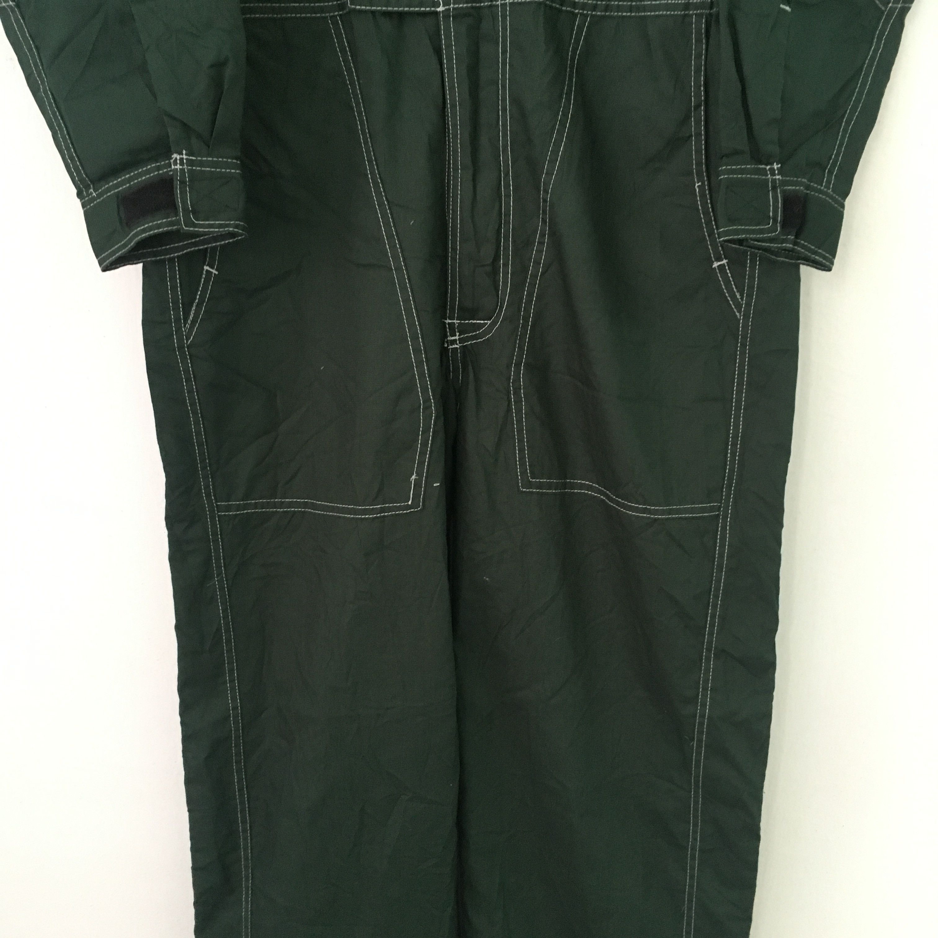 Japanese Brand Vintage 90's Toyota Techno Japan Green Coveralls Size US M / EU 48-50 / 2 - 17 Thumbnail