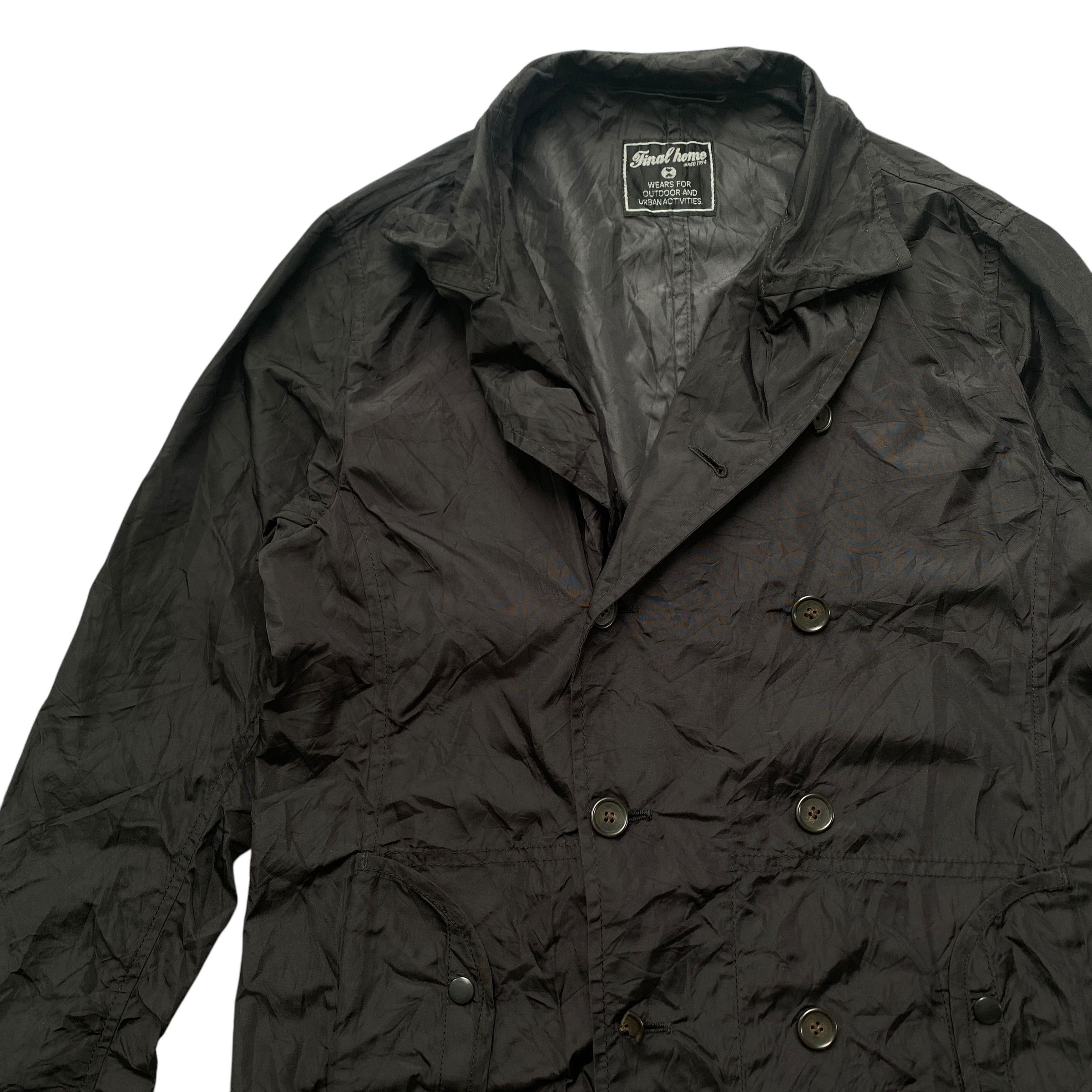 Final Home Final Home by Issey Miyake Coat Double Breast Jacket Size US S / EU 44-46 / 1 - 2 Thumbnail