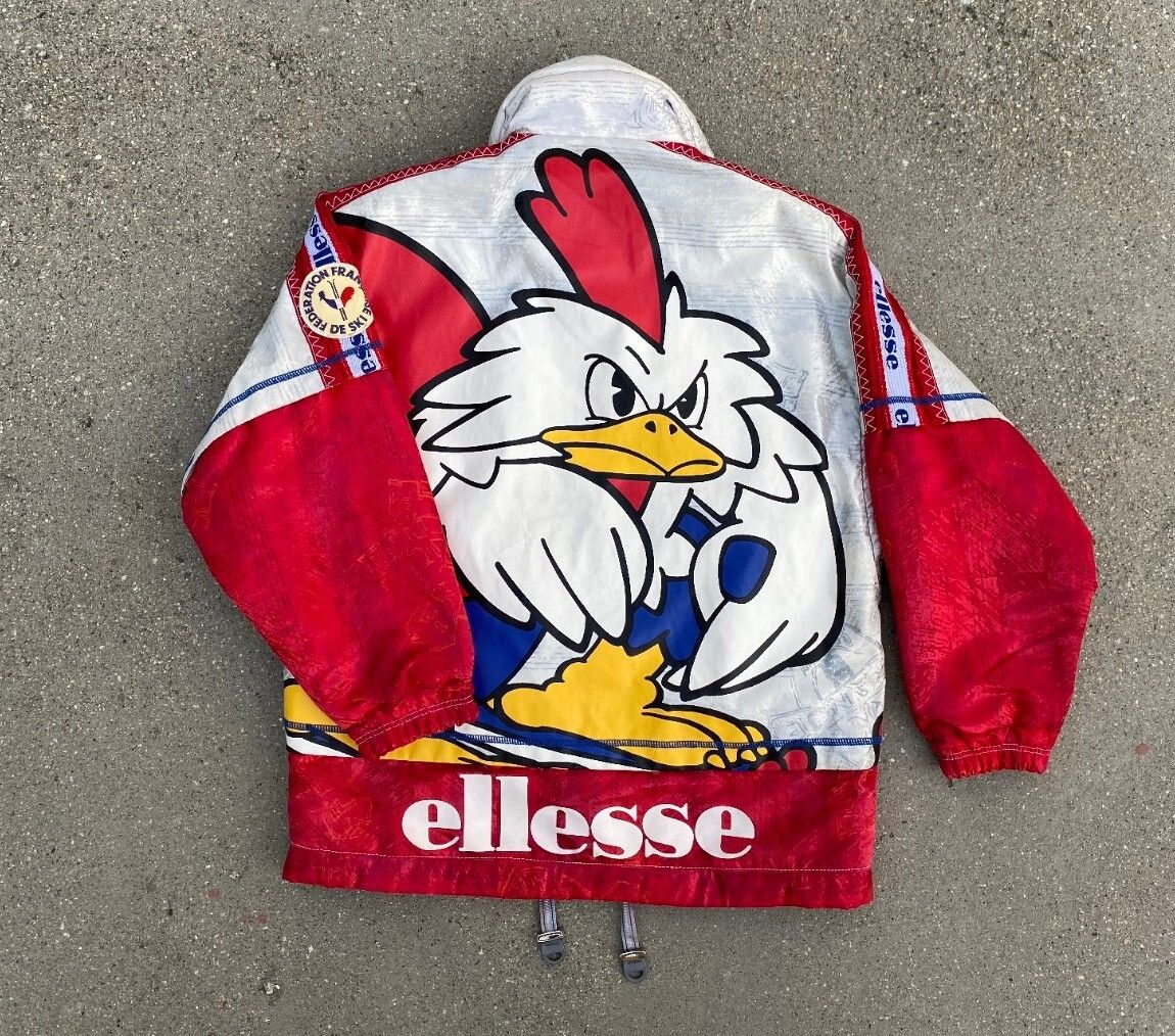 Ellesse Vintage 90s ELLESSE FRANCE ITALY Federation Francaise De ski Size US M / EU 48-50 / 2 - 2 Thumbnail