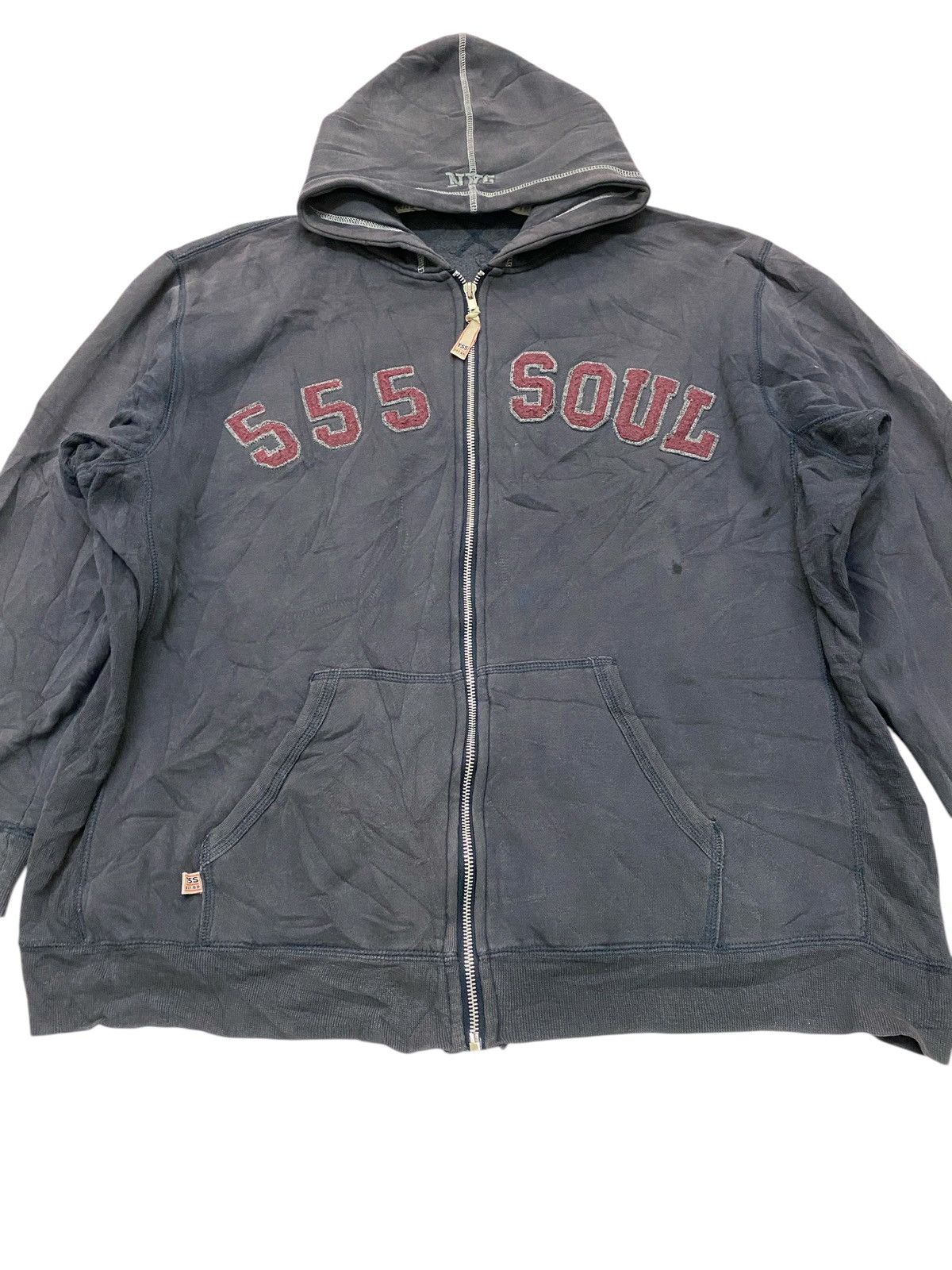 Triple 5 Soul Vintage Triple 5 Soul Faded Hoodie Size US L / EU 52-54 / 3 - 2 Thumbnail