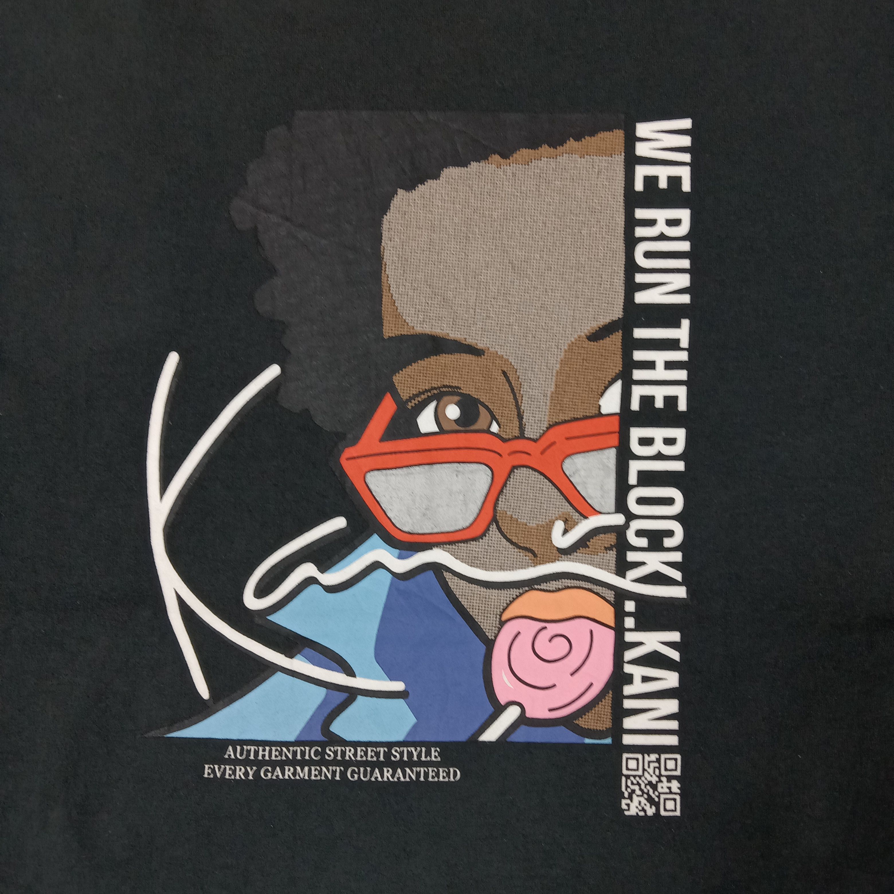 Karl Kani × Vintage Kani We Run The Block Streetwear Style Tshirt Size US M / EU 48-50 / 2 - 2 Thumbnail