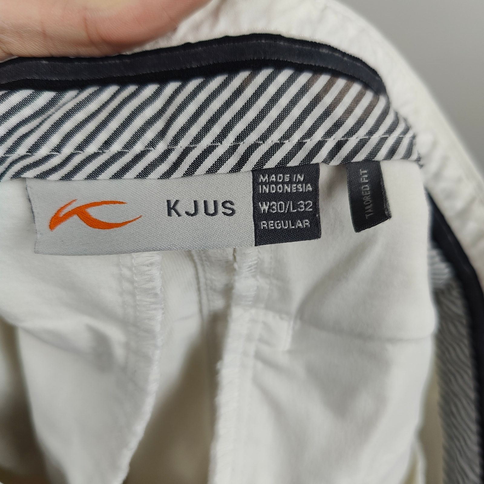 KJUS Kjus Ike Pants Mens 30x32 Tailored Tit White Stretch Golf Size US 30 / EU 46 - 10 Thumbnail