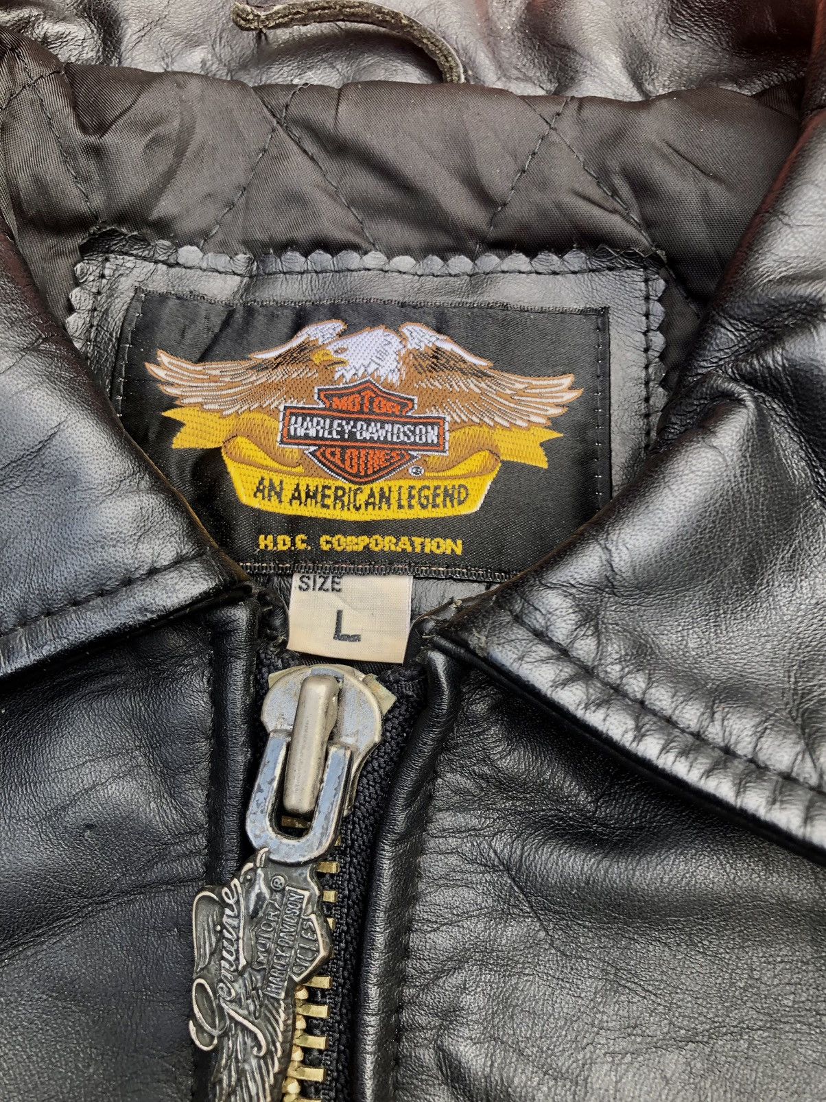 Harley Davidson HARLEY DAVIDSON LEATHER JACKET Size US L / EU 52-54 / 3 - 17 Thumbnail