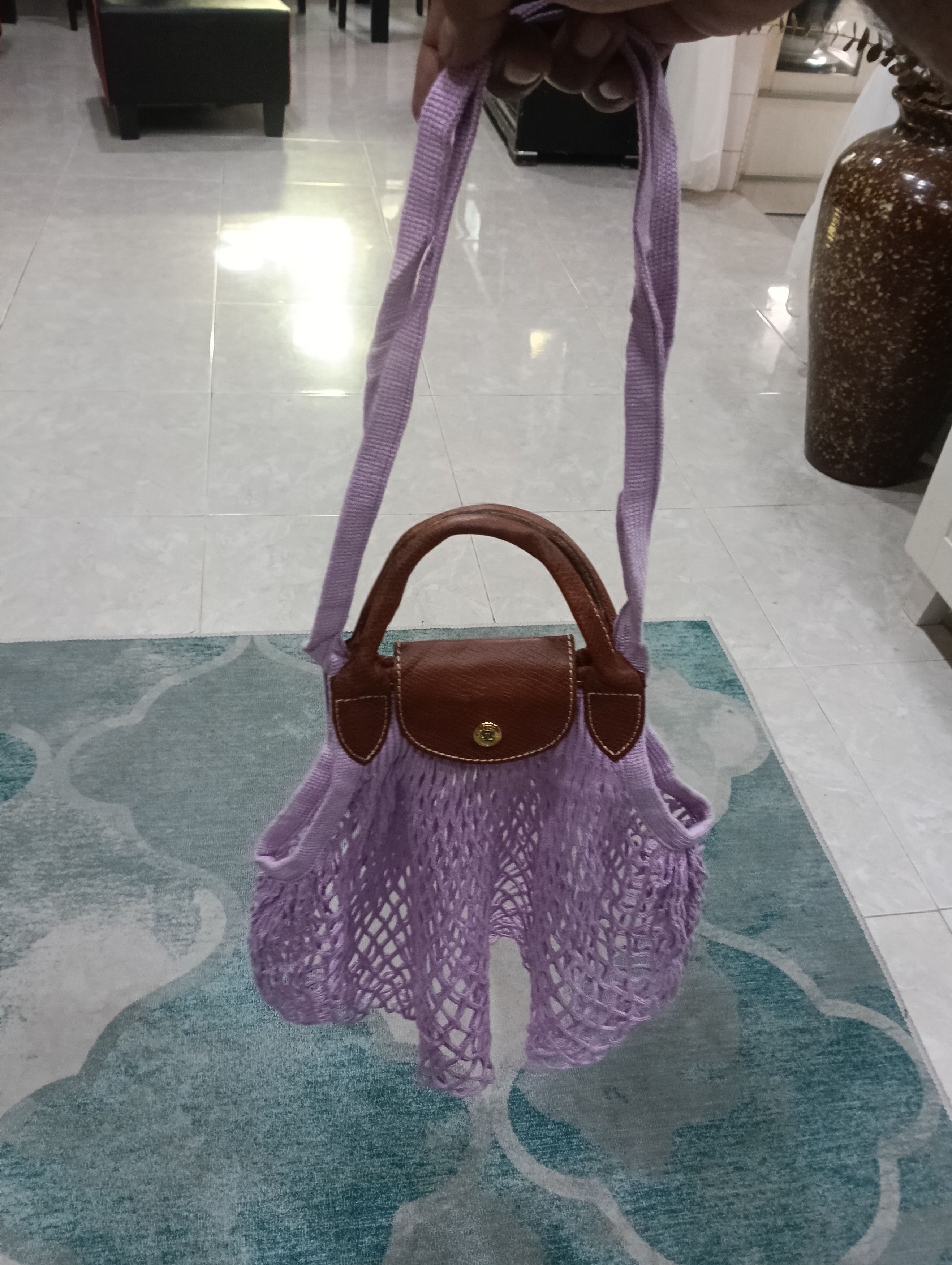 Longchamp × Vintage Longchamp Unique Design Bag 2 way Size ONE SIZE - 3 Thumbnail
