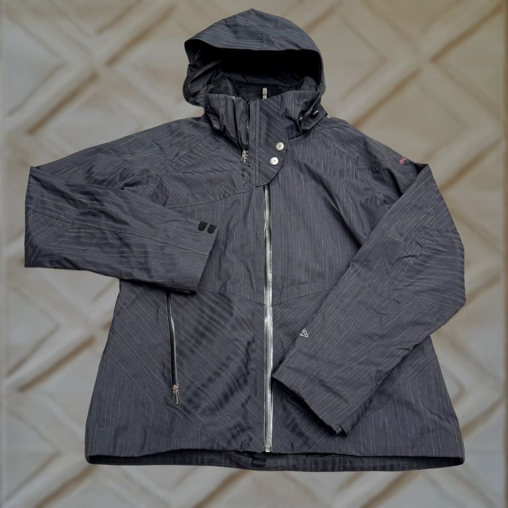 Vintage Columbia Titanium Omni-tech Hoodie Windbreaker Jacket Womens Large Dark Blue - Stylish, Outdoor - Retail Size L / US 10 / IT 46 - 1 Thumbnail