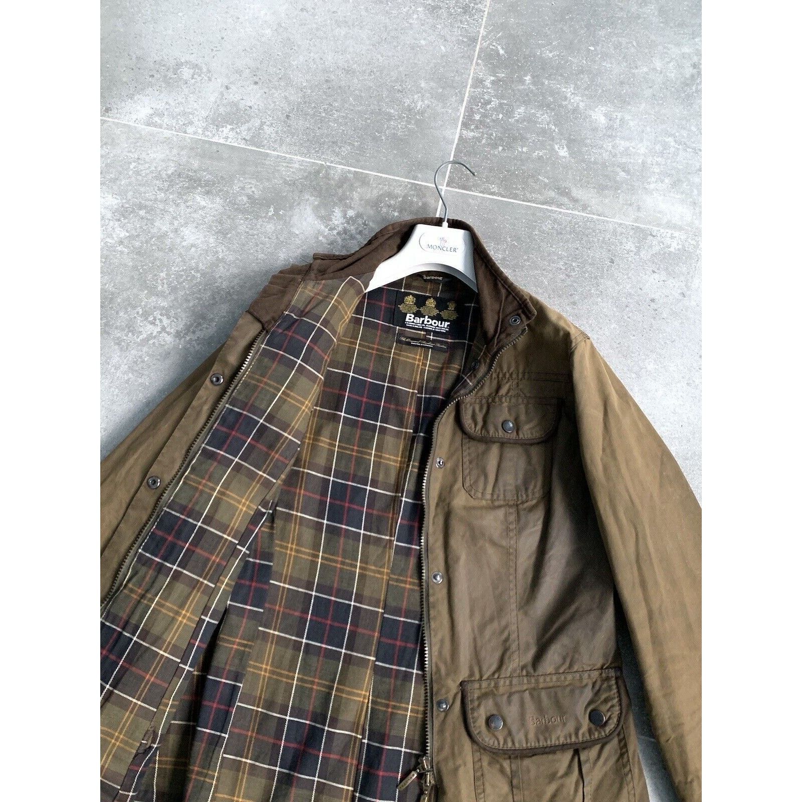 Barbour Women's BARBOUR UTILITY WAX Jacket Coat UK 12 US 8 EU 40 M Size M / US 6-8 / IT 42-44 - 3 Thumbnail