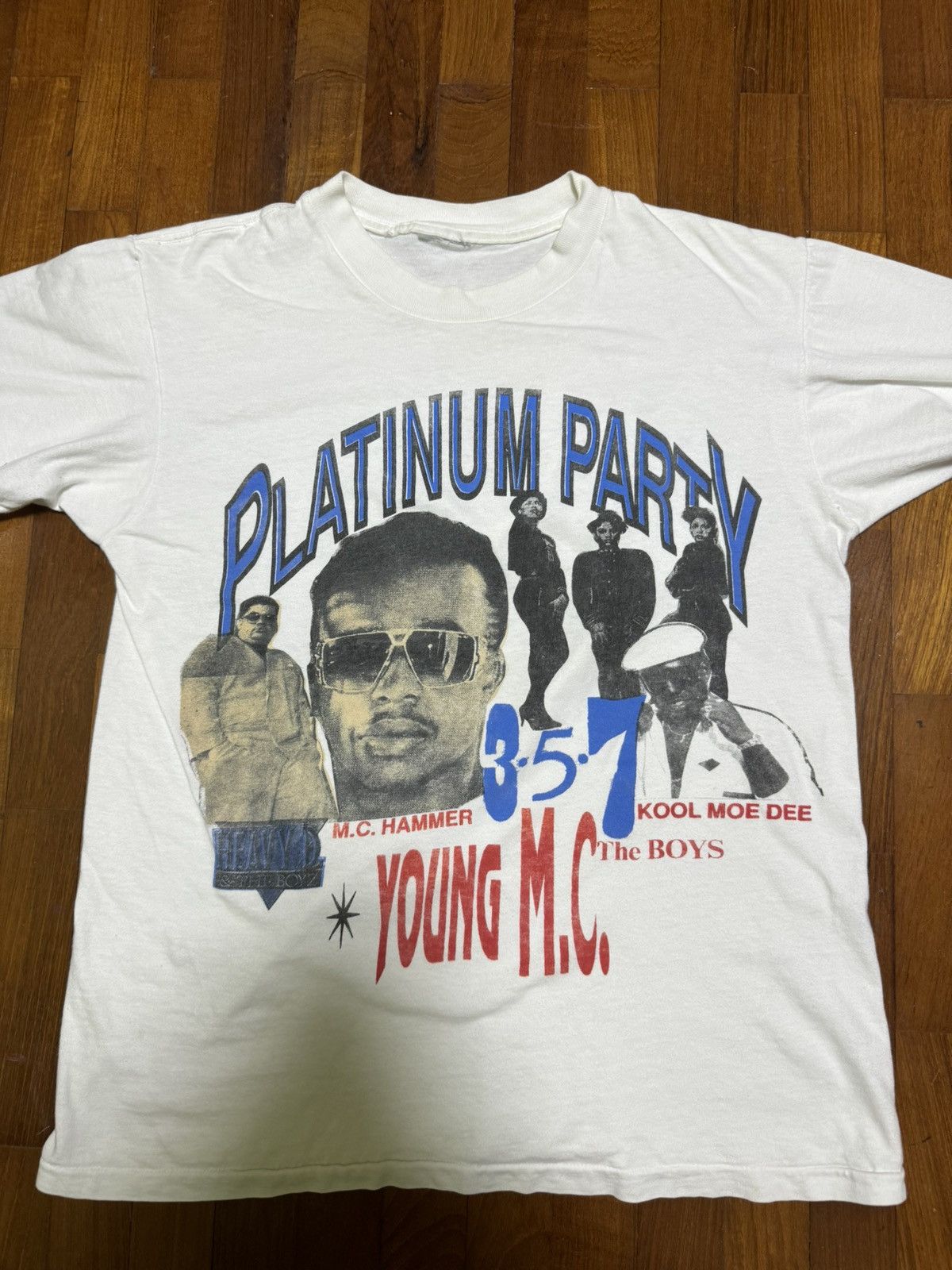 Band Tees × Rap Tees × Vintage Vintage '89 Heavy D MC Hammer Concert Tour Rap Tee Size US M / EU 48-50 / 2 - 3 Thumbnail