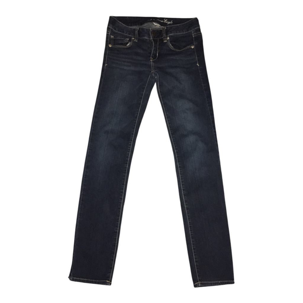 American Eagle Outfitters VINTAGE American Eagle Jeans Super Stretch Skinny 2 Short Size 26" / US 2 / IT 38 - 1 Thumbnail