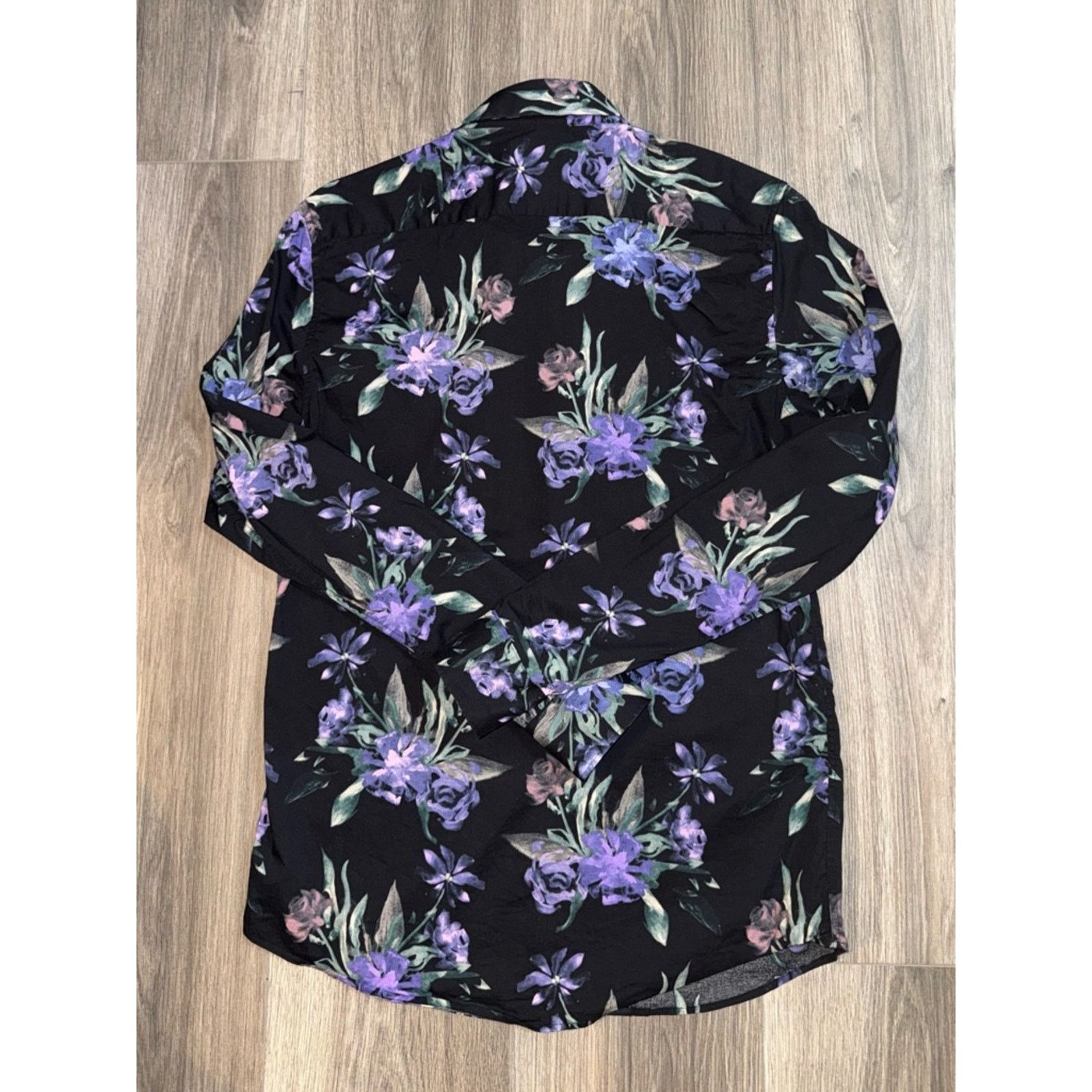 H&M H&M Men’s Slim Fit Floral Button Down Cotton Shirt Sz Small Size US S / EU 44-46 / 1 - 5 Thumbnail