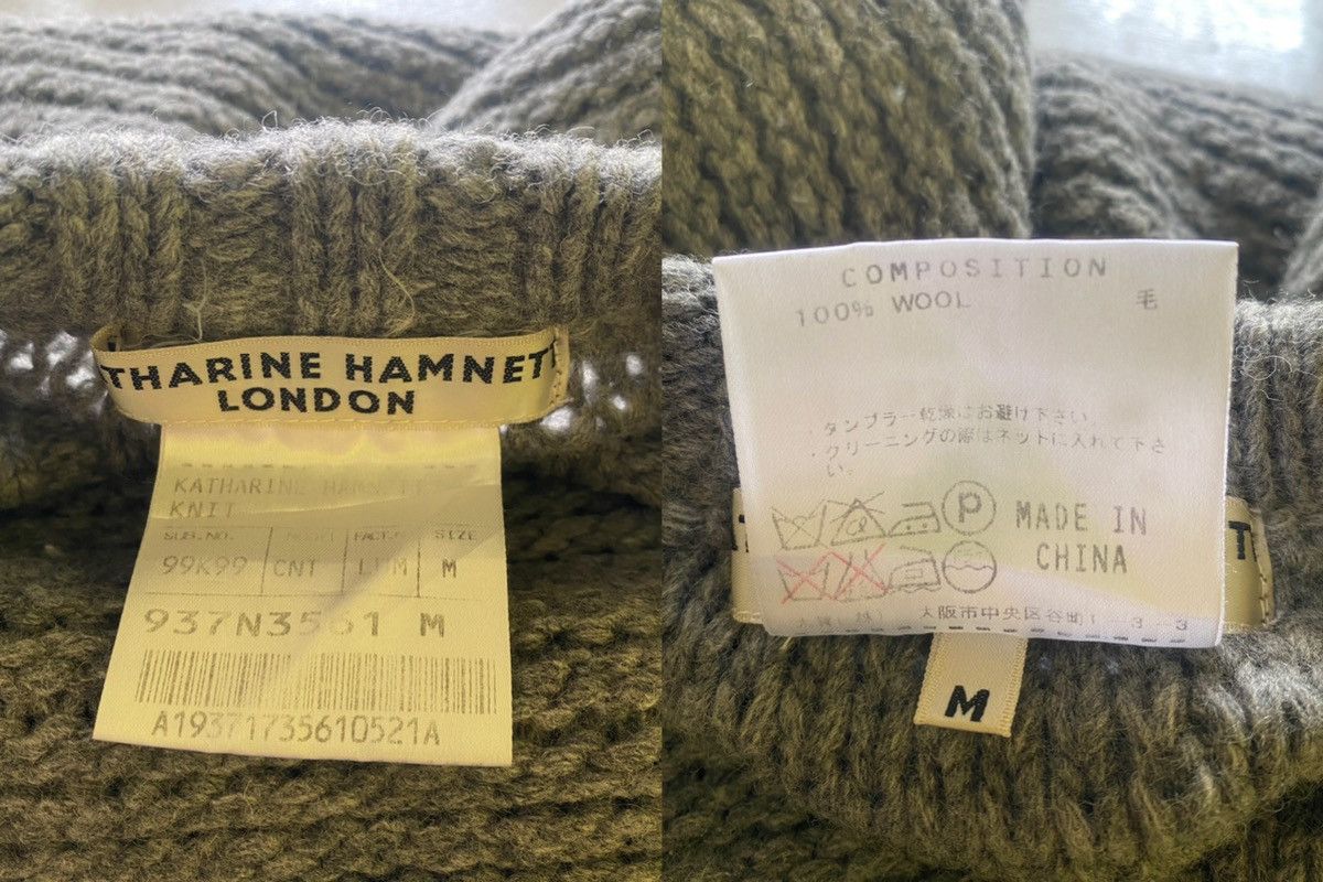 Katharine Hamnett London Vtg Katherine Hamnett London Cozy Wool Knitwear Size US S / EU 44-46 / 1 - 2 Thumbnail