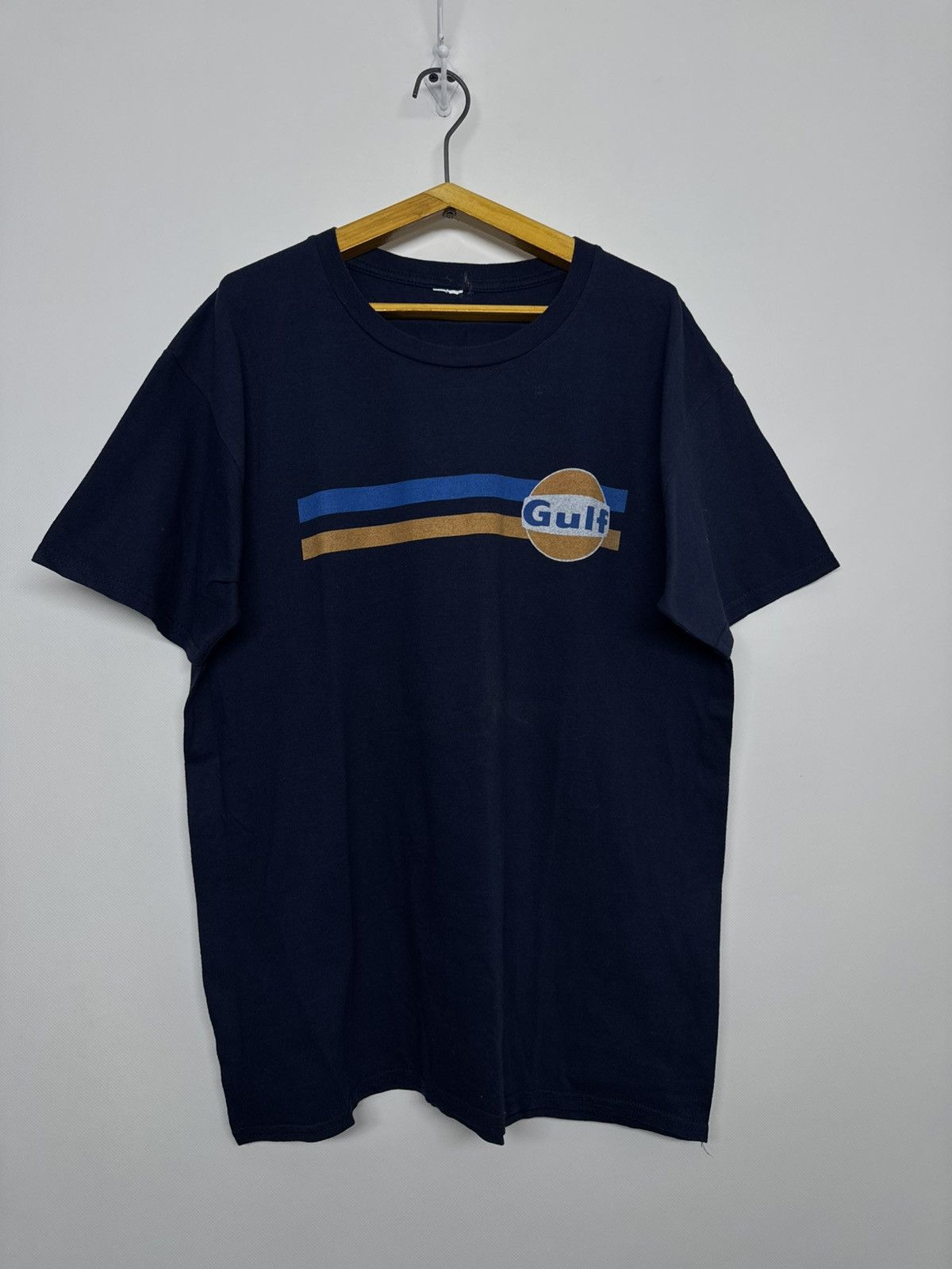 Vintage Vintage Gulf Racing T-Shirt 90’s Size US L / EU 52-54 / 3 - 5 Thumbnail