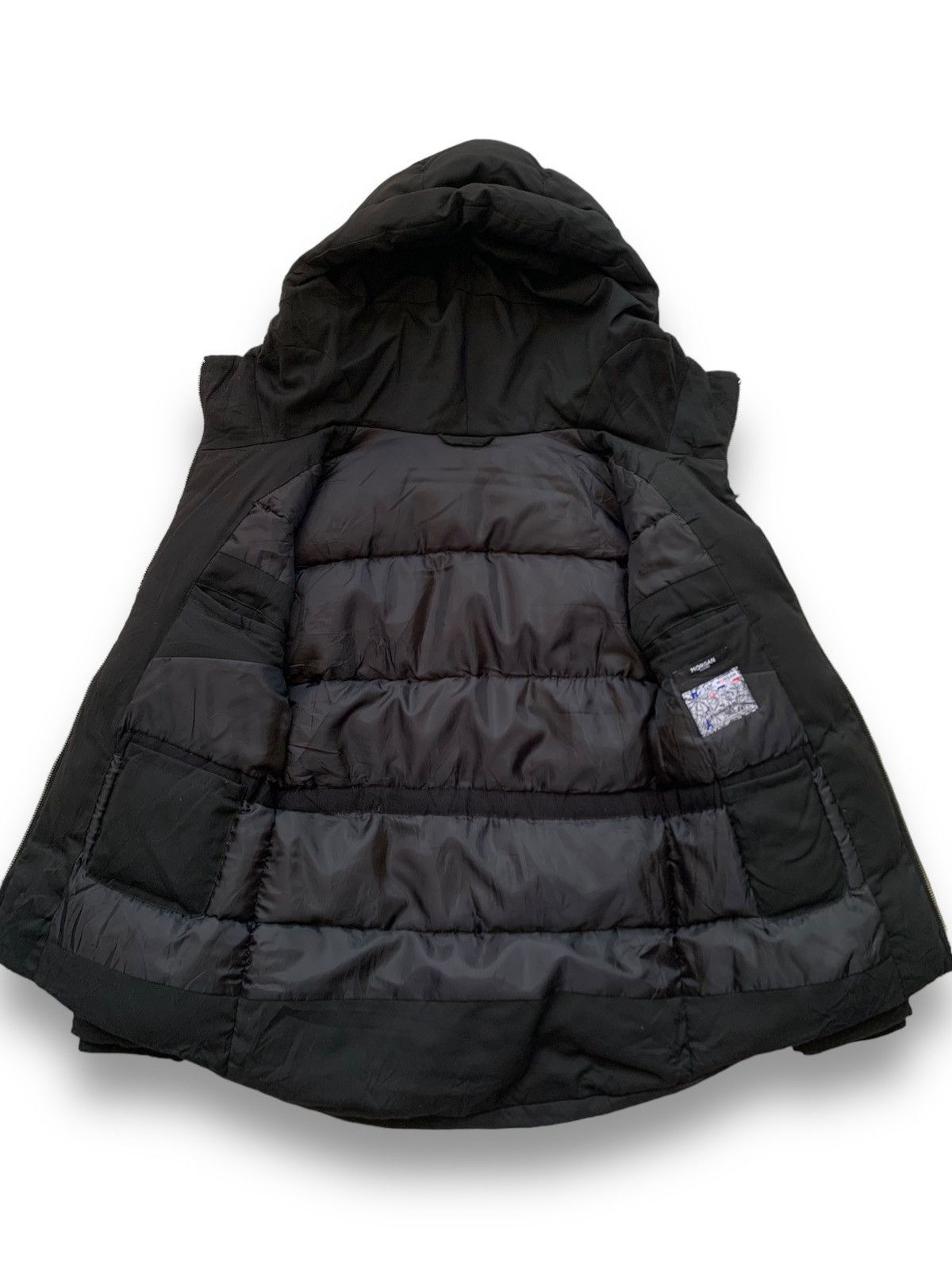 Morgan Homme Japanese Brand Morgan Homme Hooded Puffer Down Jacket Size US S / EU 44-46 / 1 - 3 Thumbnail