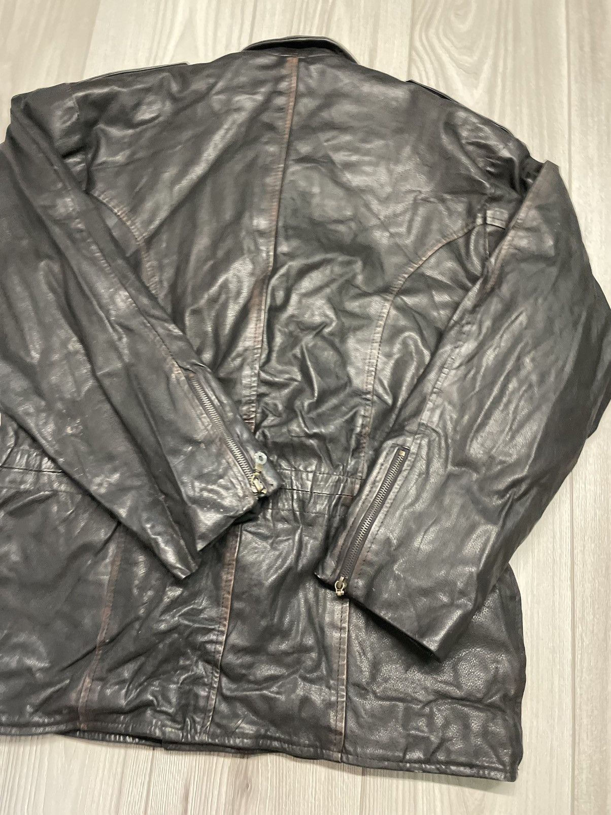 Vintage Vintage 80s 90s The Flying jacket moto leather archive Size US L / EU 52-54 / 3 - 8 Thumbnail