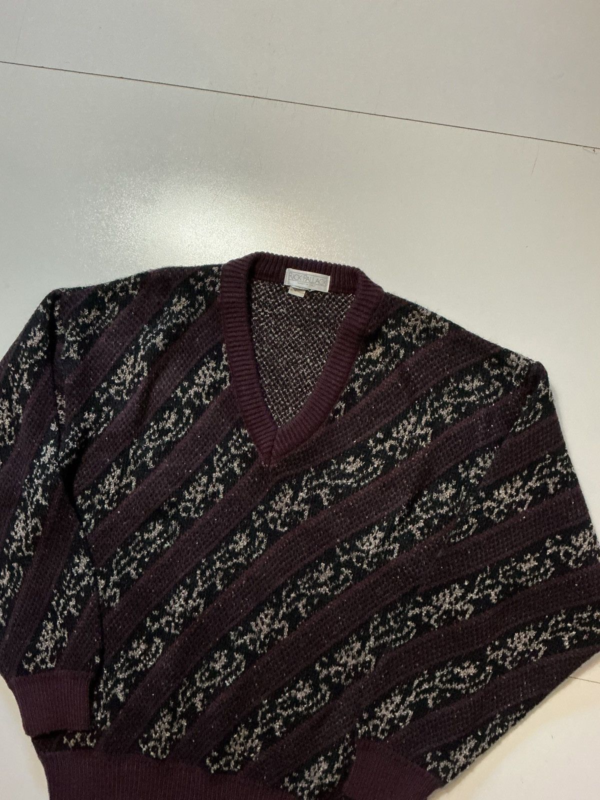Vintage Vintage Rick Pallack Made In Italy Wool Alpaca Knit Sweater Size US S / EU 44-46 / 1 - 3 Thumbnail
