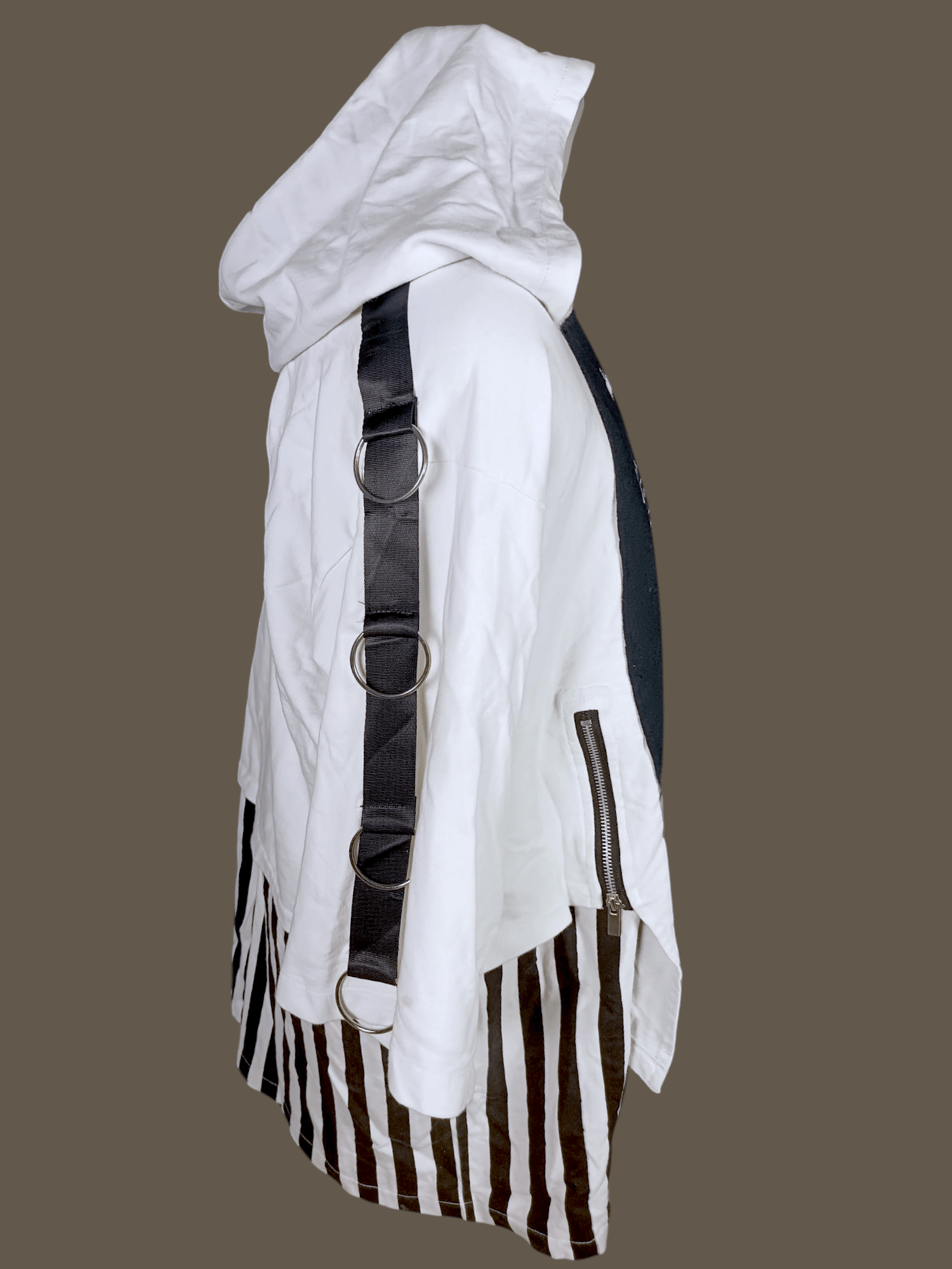 Japanese Brand Harajuku Seven Eye Heart Stripes Double Layer hoodie Size US XXL / EU 58 / 5 - 24 Thumbnail
