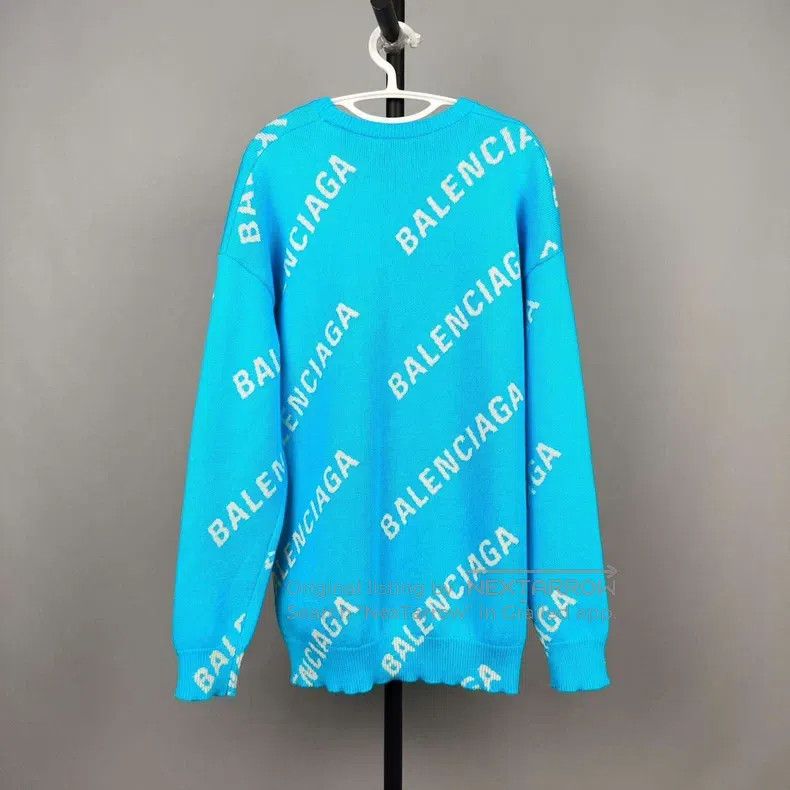 Balenciaga Balenciaga Logo sweater, size XS, light blue Size US XS / EU 42 / 0 - 2 Thumbnail