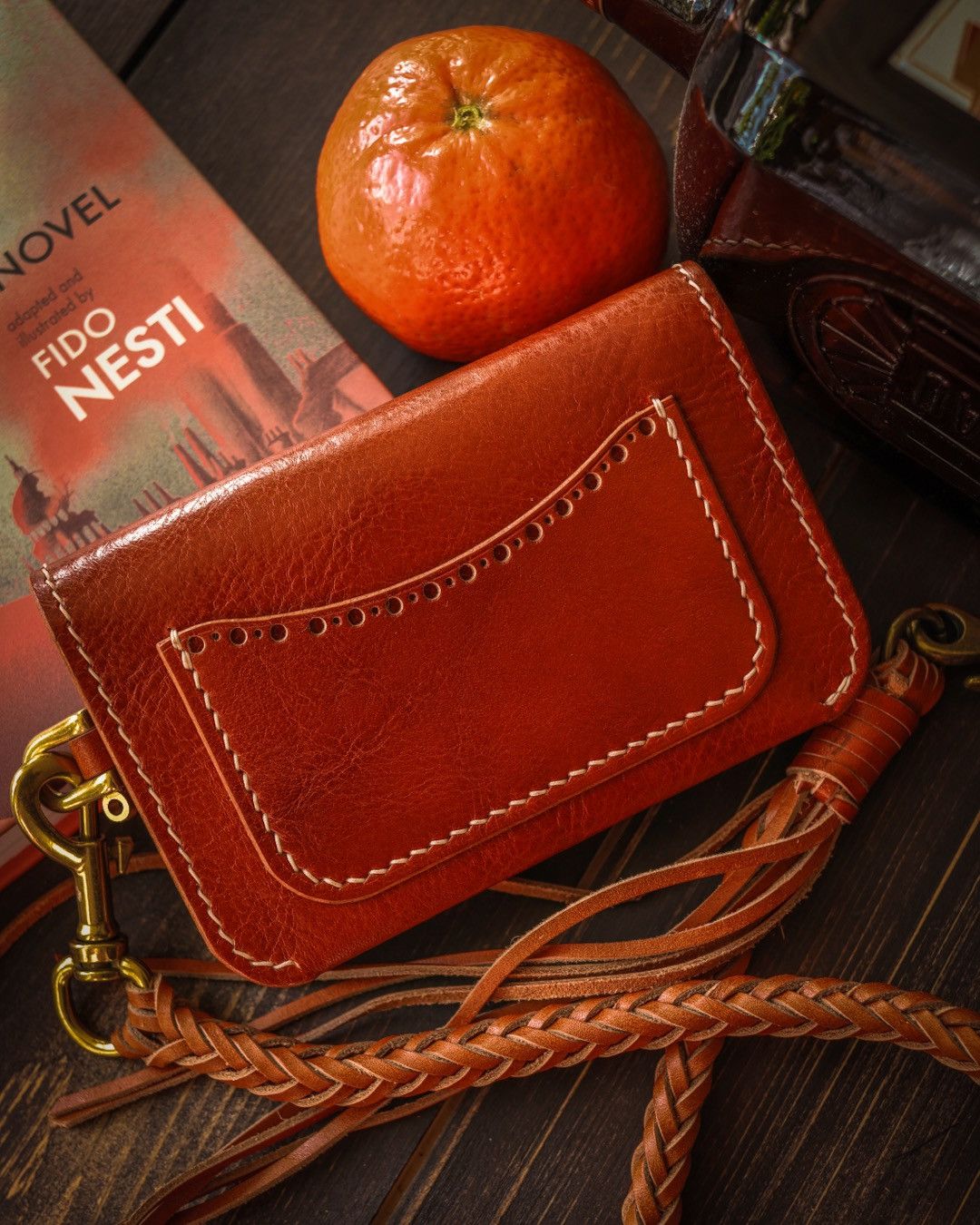 Handmade Small trucker wallet Size 26 - 3 Thumbnail