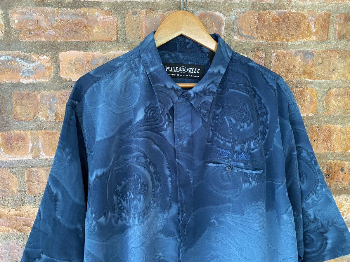 JNCO × Marc Buchanan × Pelle Pelle 1990s Pelle Pelle Koi fish dragons abstract Size US XL / EU 56 / 4 - 3 Thumbnail
