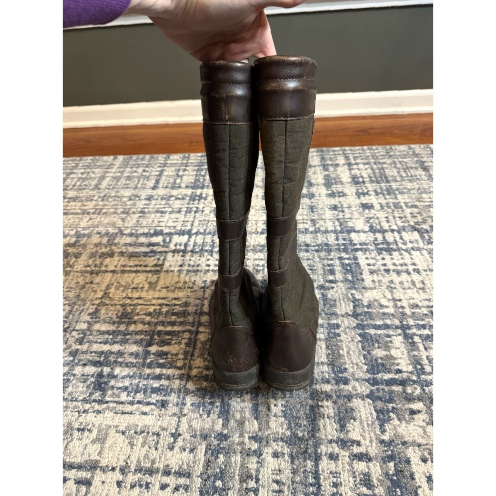 Vintage VINTAGE Dubarry Galway Women’s Boot Knee High Pull On Leather Black UK6 EU39 US8 Ireland" Size US 6 / IT 36 - 7 Thumbnail