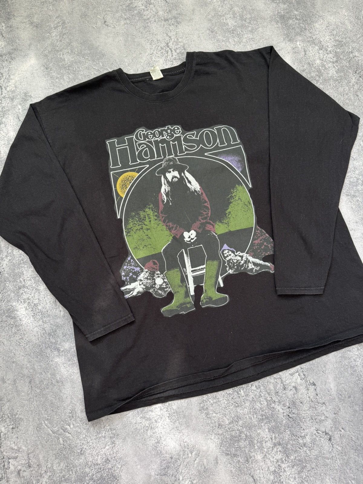 Vintage Vintage George Harrison long sleeve Size US XXL / EU 58 / 5 - 2 Thumbnail