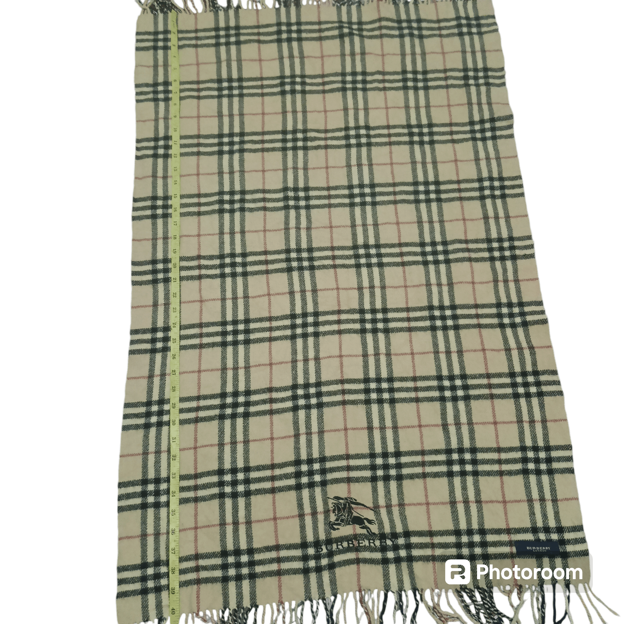 Burberry Burberry Nova Check Cashmere Big Table Desk Size ONE SIZE - 10 Thumbnail