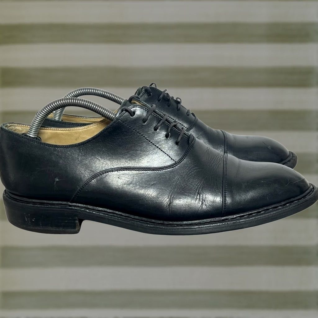 Paraboot Paraboot Shoes Derby Cap Toe Oxford Black Men US 9 UK 8 Leather Made in France Size ONE SIZE - 1 Thumbnail