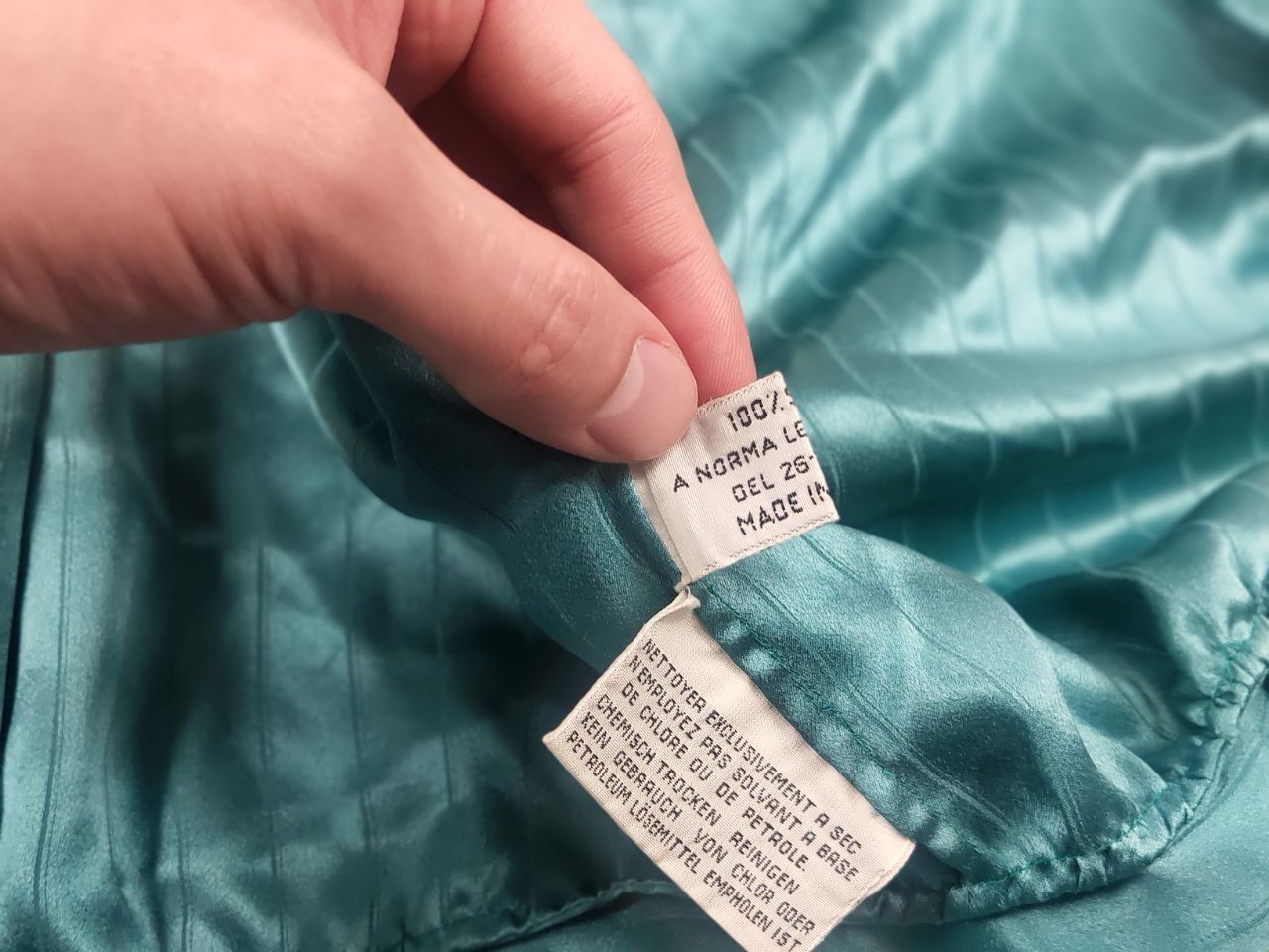 Dior Rare Vintage Christian Dior tricots et coordonnées silk suit Size L / US 10 / IT 46 - 20 Thumbnail