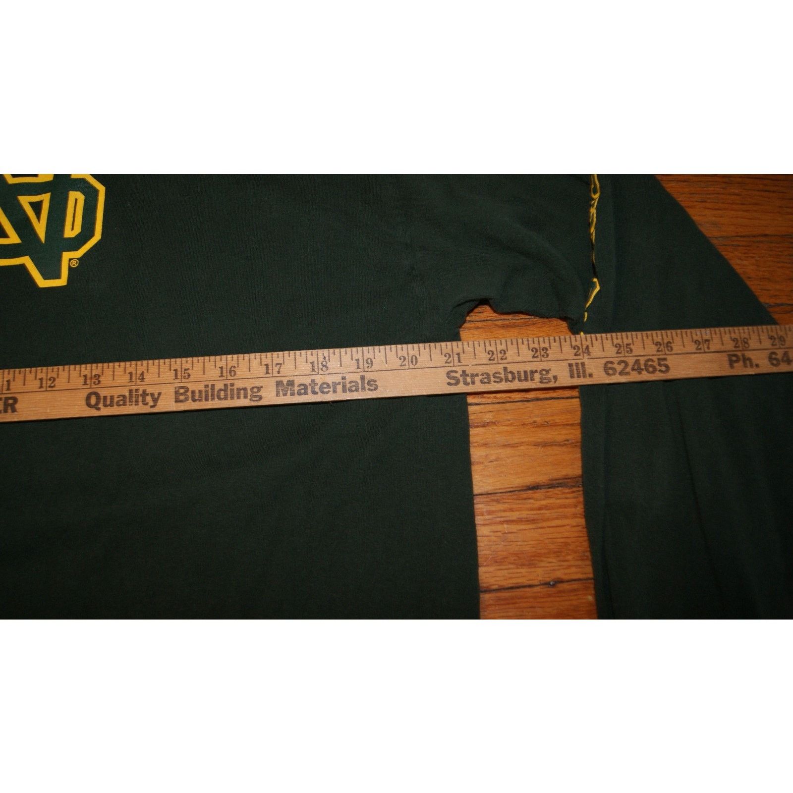 Zephyr NOTRE DAME FIGHTING IRISH Mens L TShirt Zephyr Spell Out Size US L / EU 52-54 / 3 - 8 Thumbnail