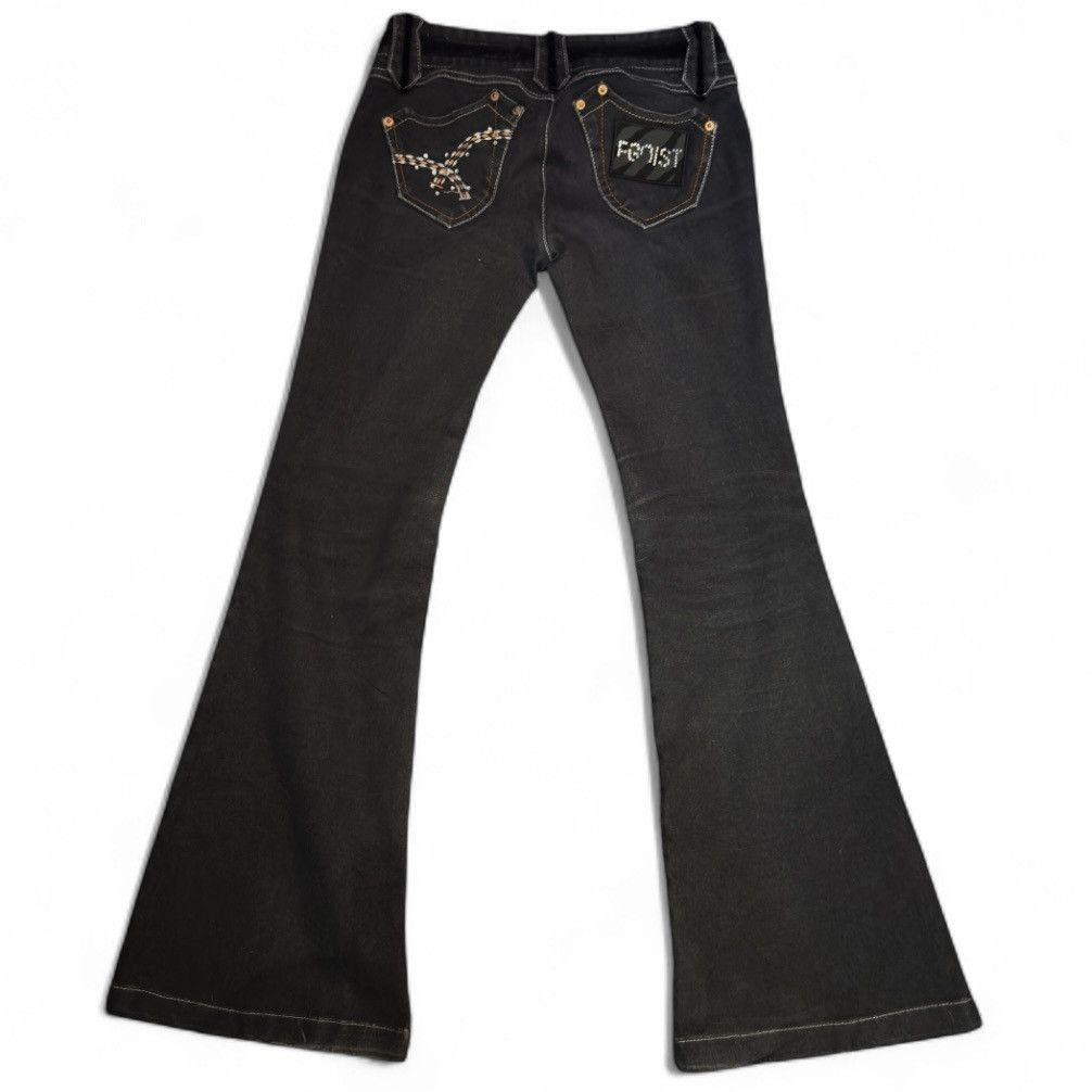 Hysteric Glamour 🔥 Crazy Sick Flared Low Rise Egoist Indigo Denim W30 Size 30" / US 8 / IT 44 - 2 Thumbnail