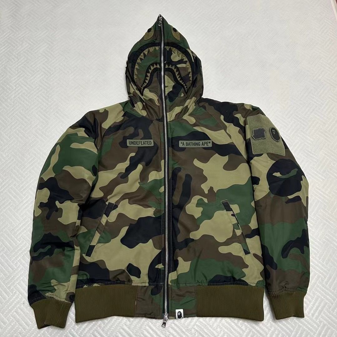 Bape BAPE UND CAMO SHARK DOWN JACKET Size US M / EU 48-50 / 2 - 1 Thumbnail
